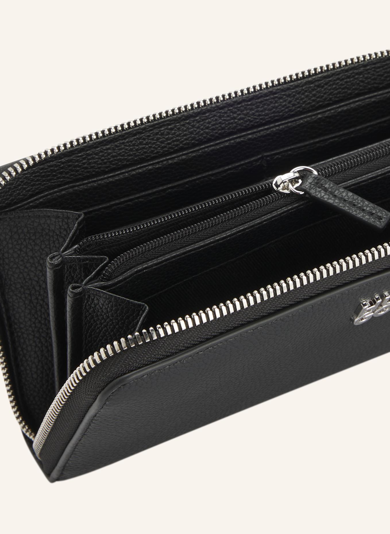 HUGO Brieftasche CHRIS 2.0_ZIP AROUND: SCHWARZ