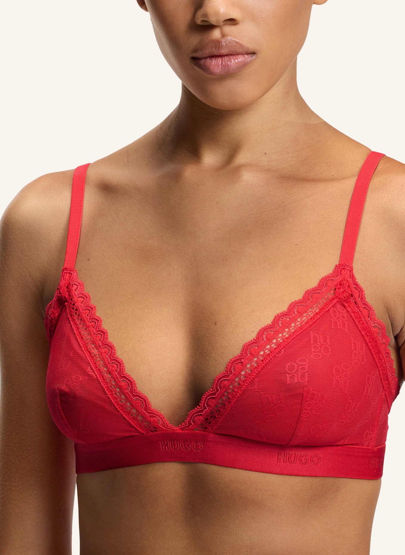 HUGO Bh SARTORIAL TRIANGLE: ROT