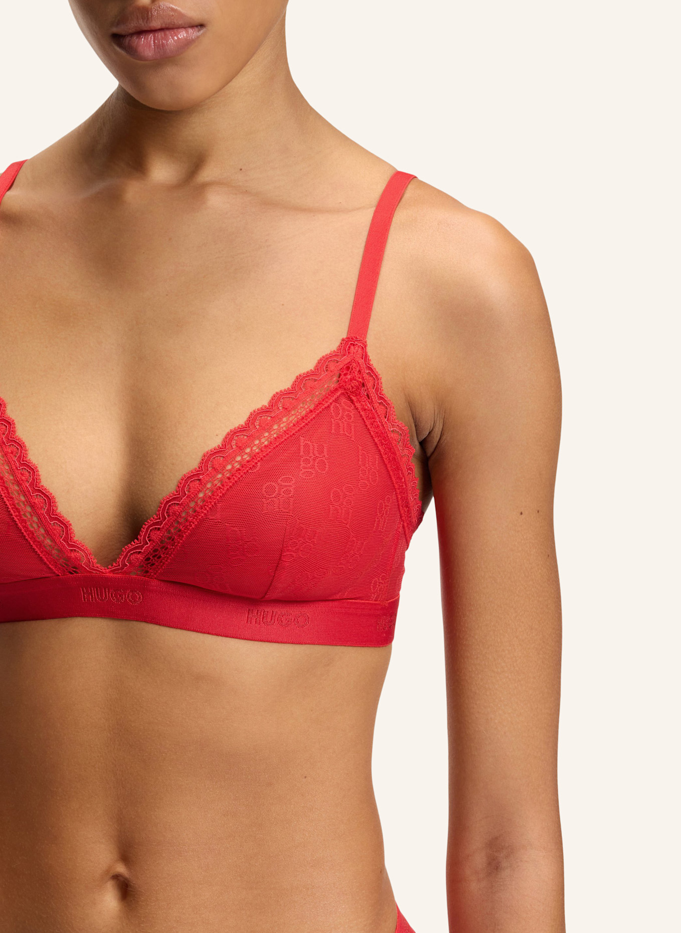 HUGO Bh SARTORIAL TRIANGLE: ROT