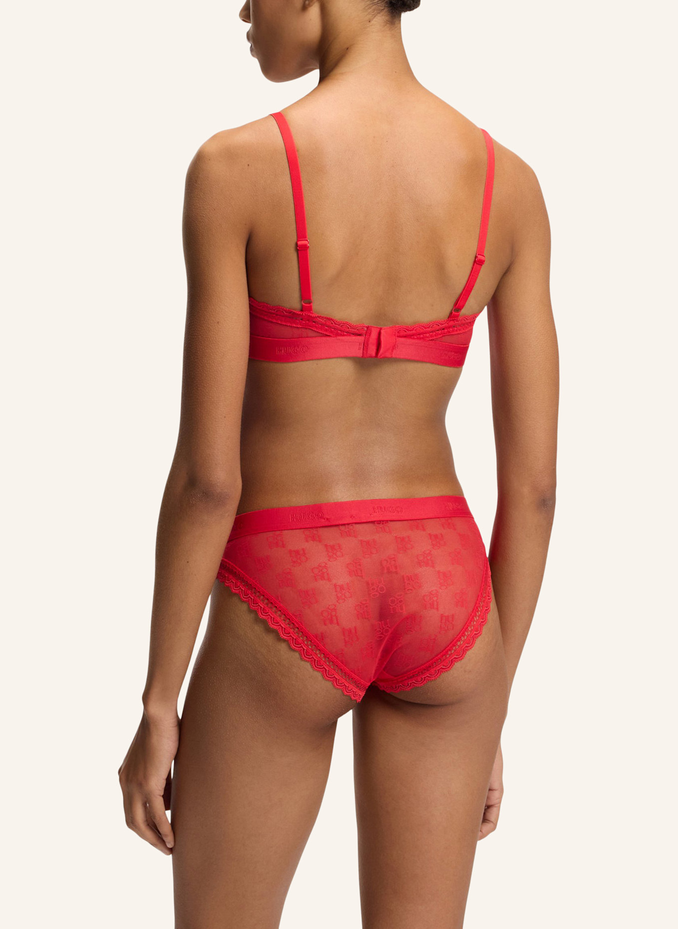 HUGO Bh SARTORIAL TRIANGLE: ROT