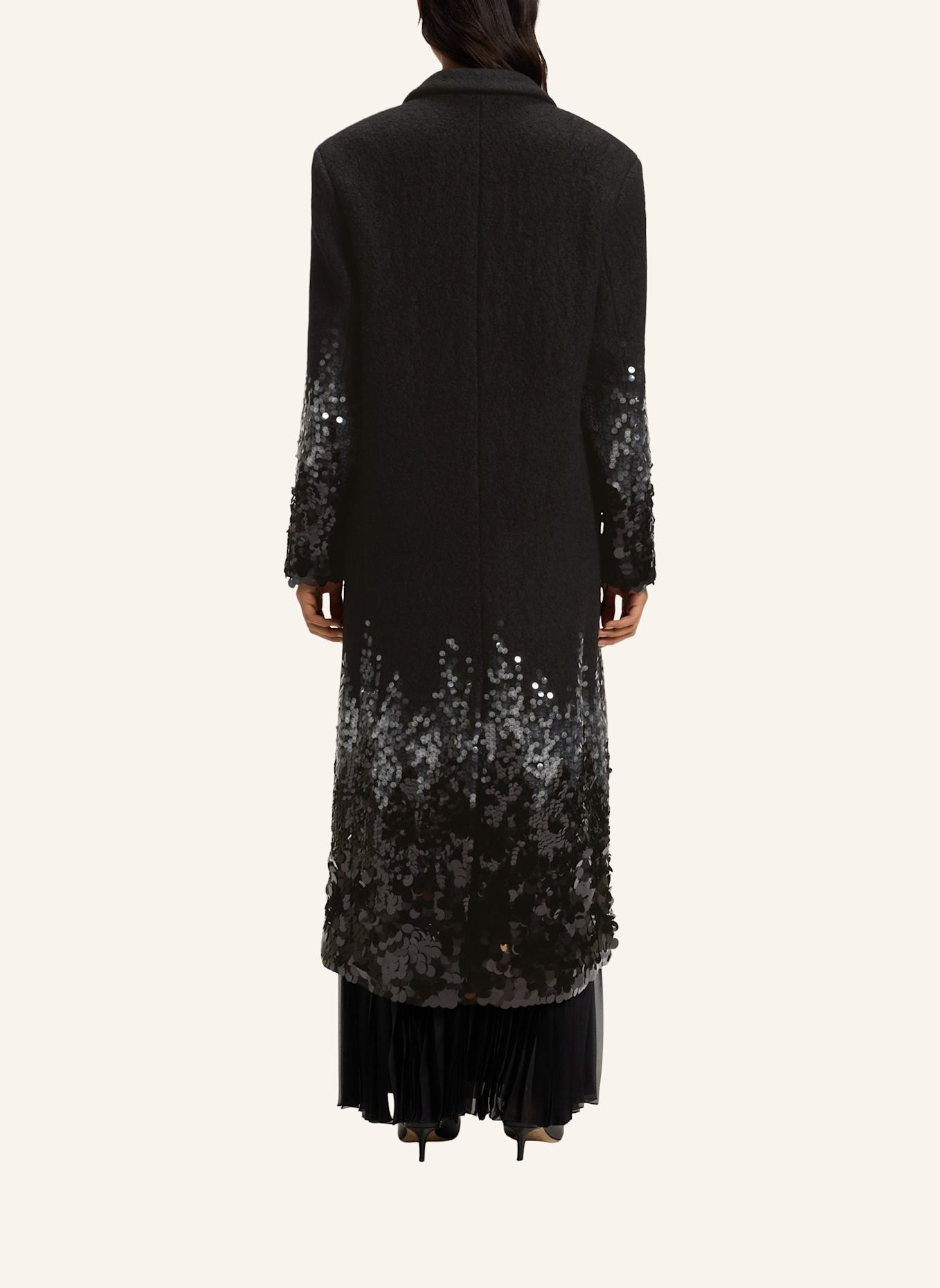 BOSS Klassischer Mantel CASCANA1 Regular Fit: WEISS