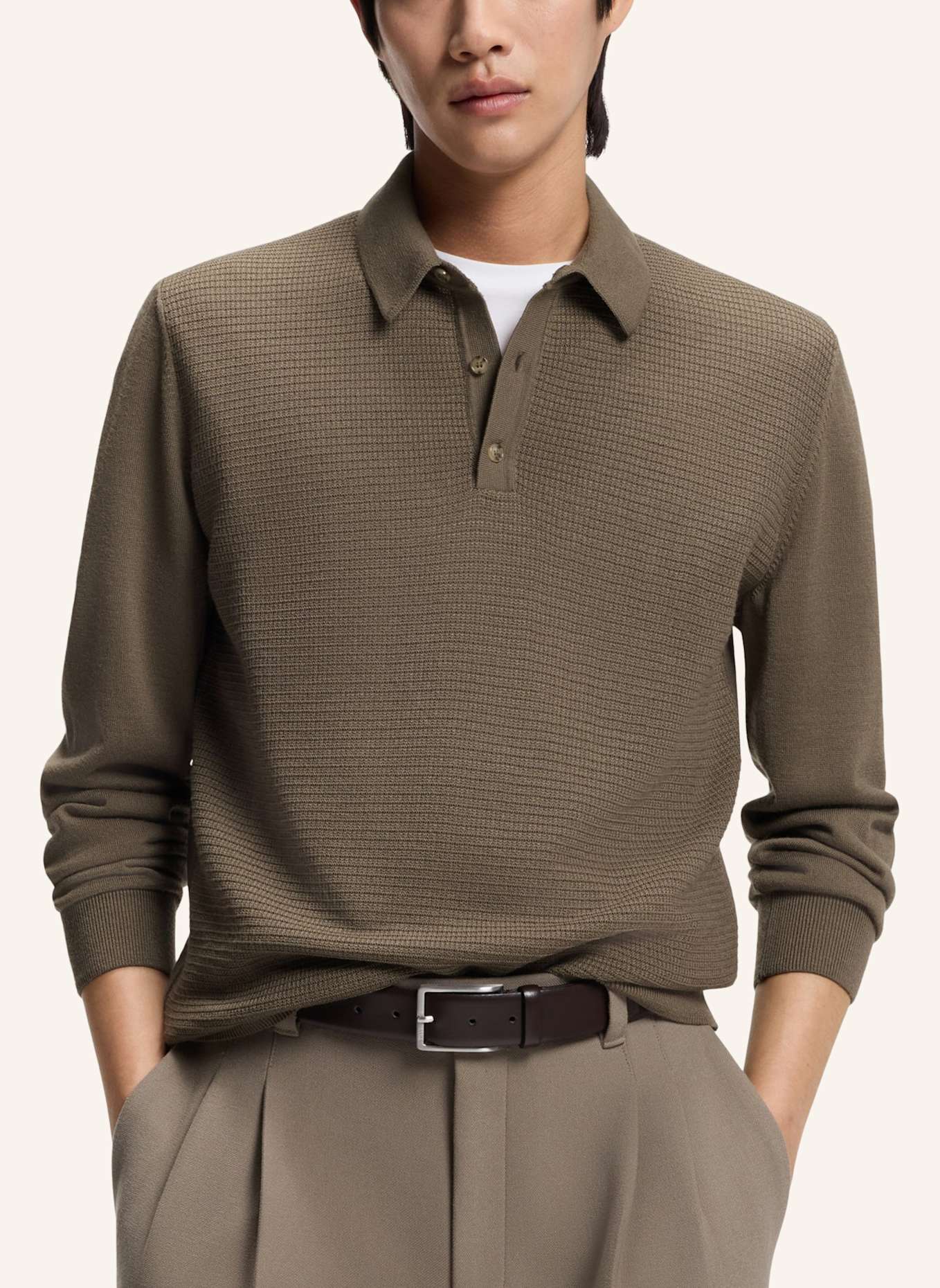 BOSS Pullover H-HINCOGNITO_IN Regular Fit: BRAUN