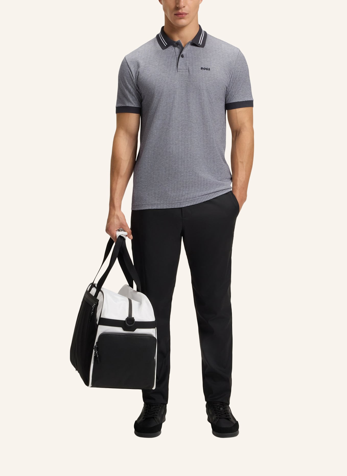 BOSS Poloshirt POLO TL Regular Fit: DUNKELGRAU