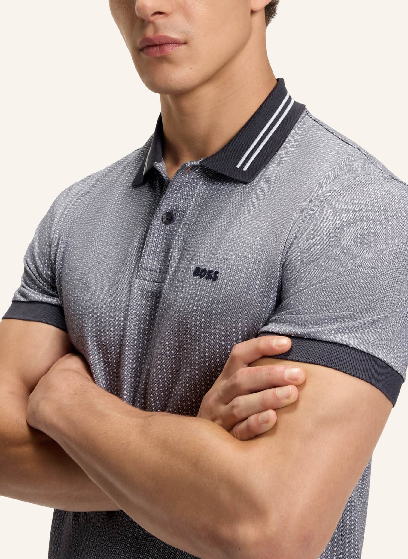 BOSS Poloshirt POLO TL Regular Fit: DUNKELGRAU
