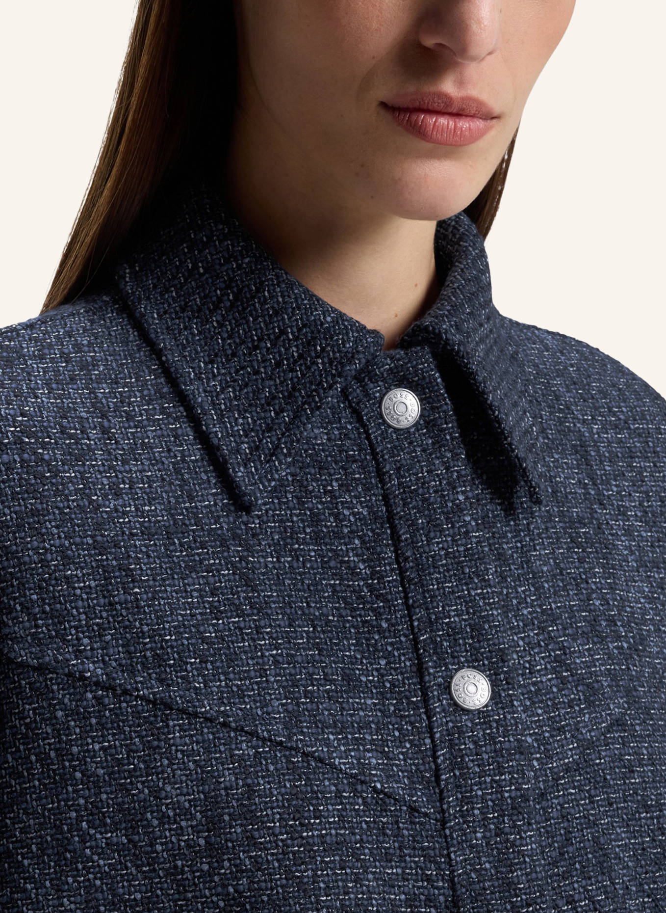 BOSS Blazer C_JATESSA Relaxed Fit: WEISS