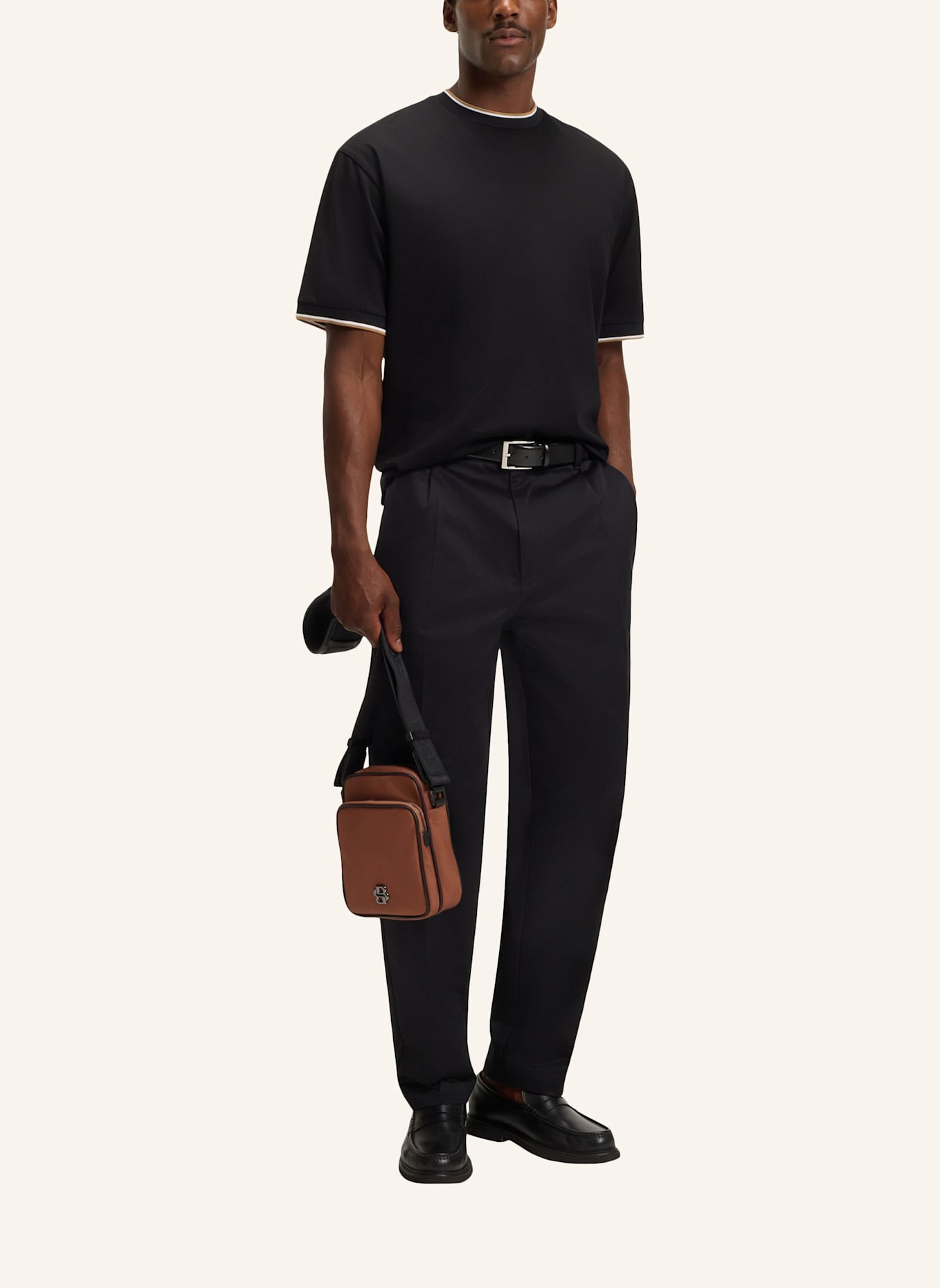 BOSS Reporter B_ICON_NS CROSSB: BRAUN