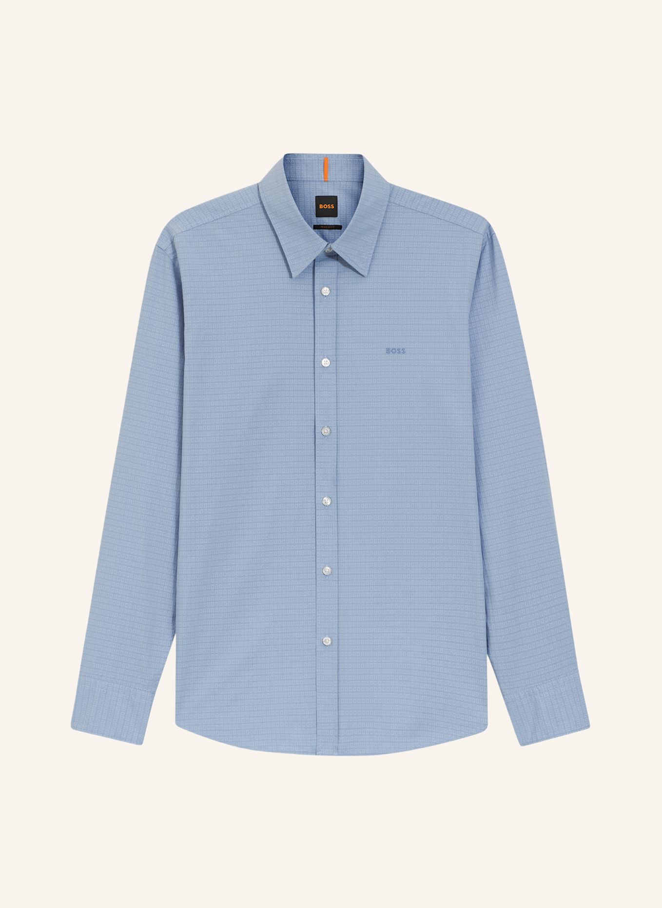 BOSS Casual Hemd RELEGANT_6_M Regular Fit: BLAU