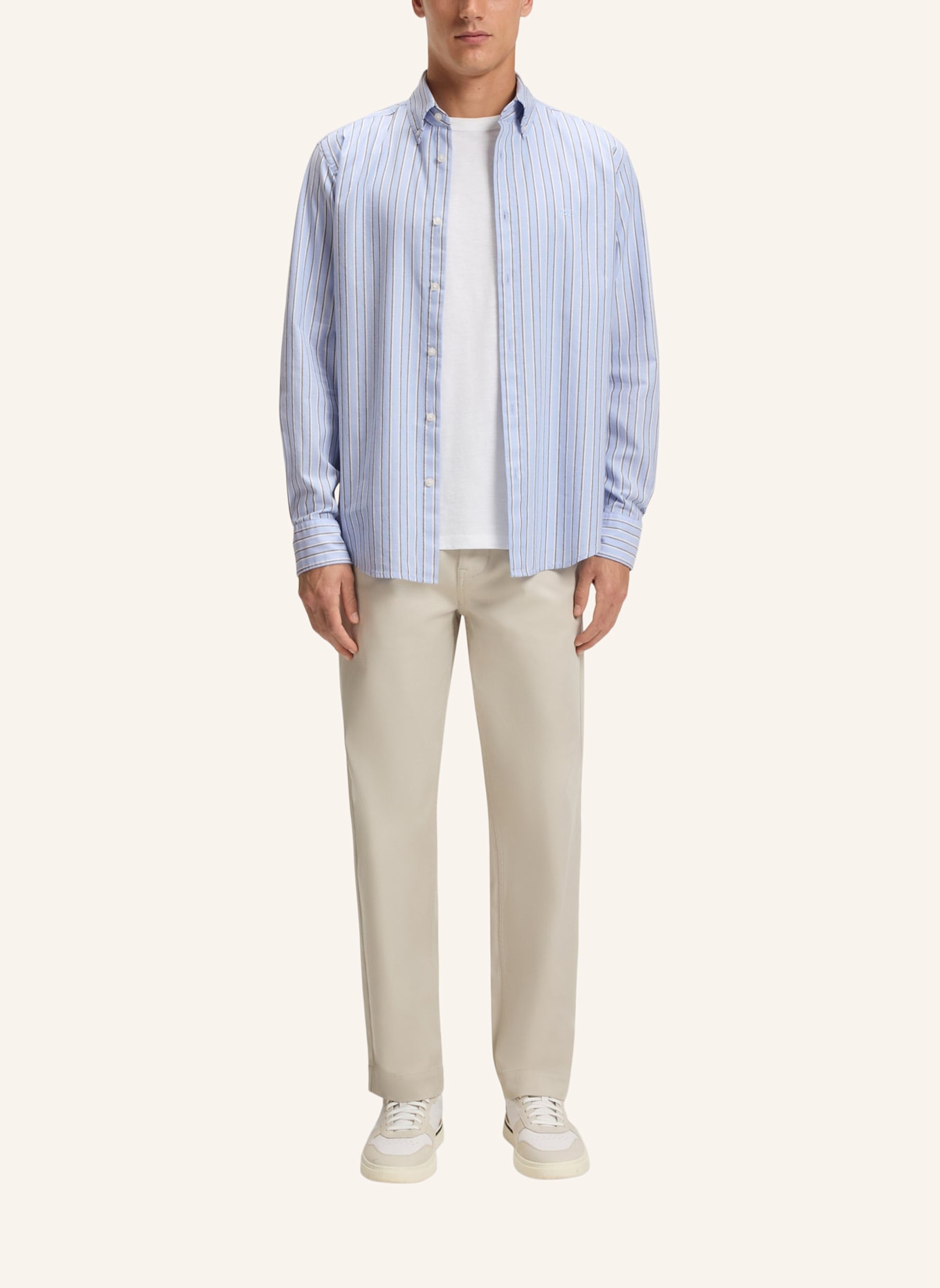 BOSS Casual Hemd RELEGANT_6_M Regular Fit: BLAU