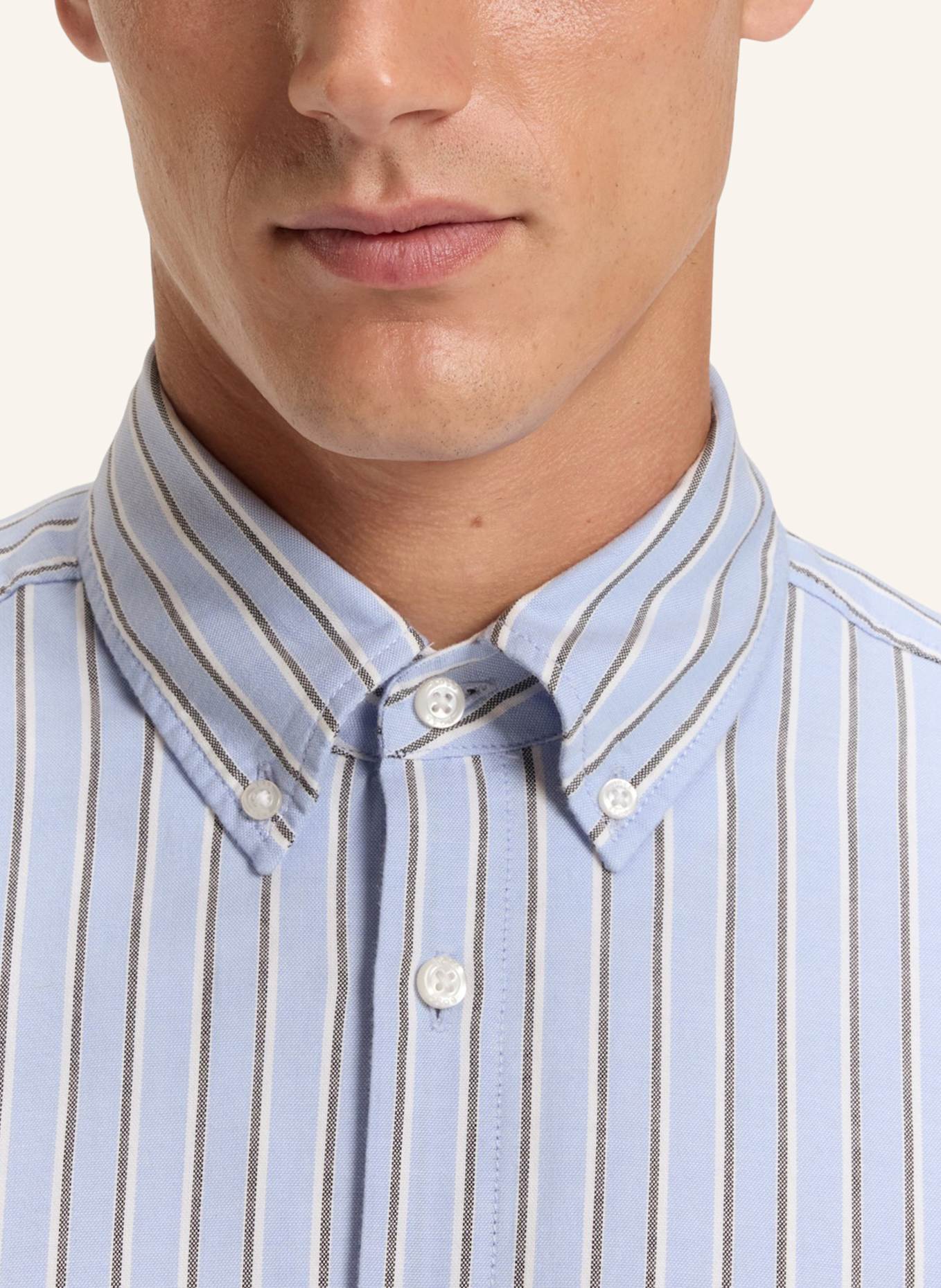 BOSS Casual Hemd RELEGANT_6_M Regular Fit: BLAU