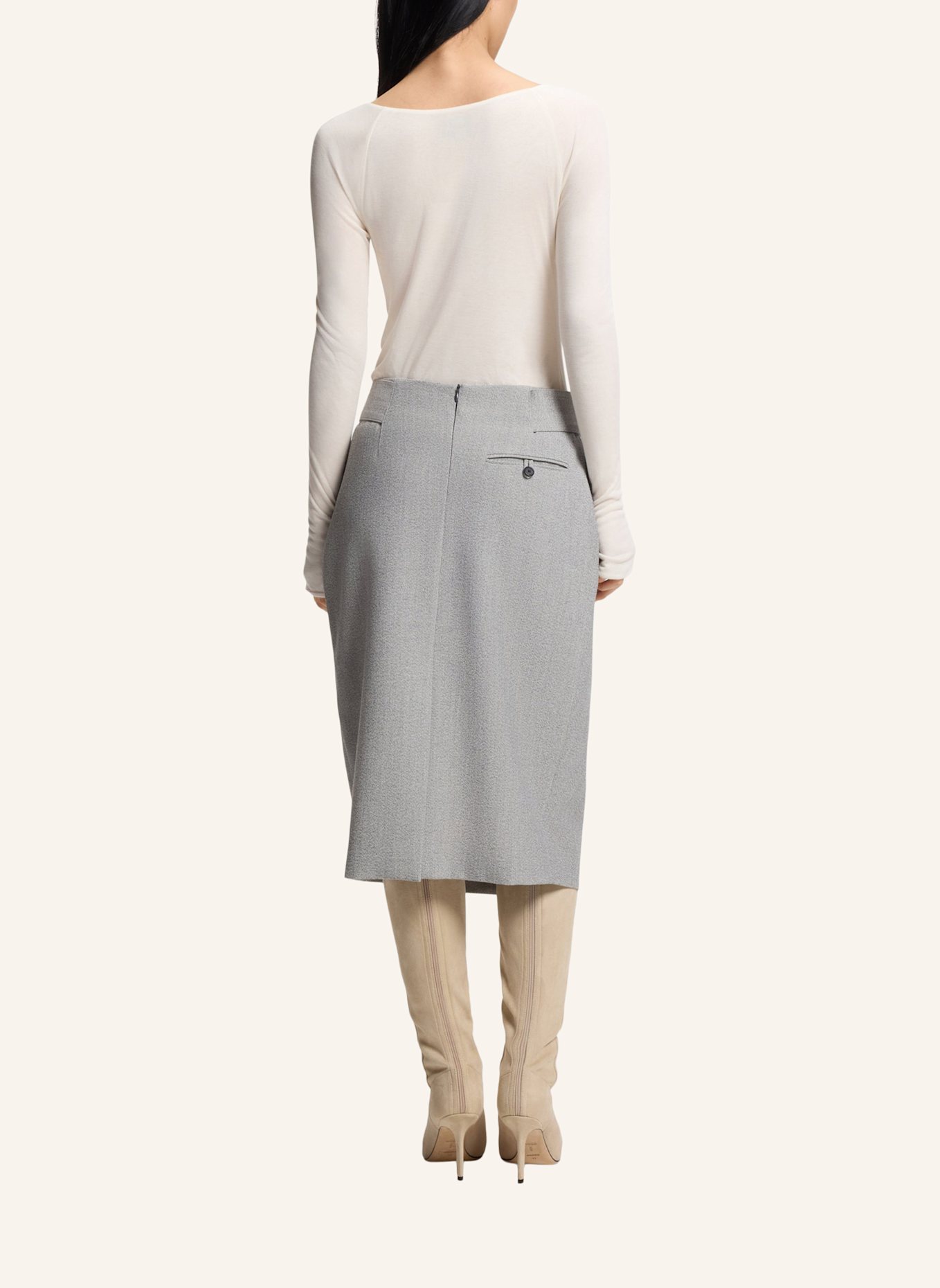 BOSS Casual Top EDUPLA1 Slim Fit: WEISS