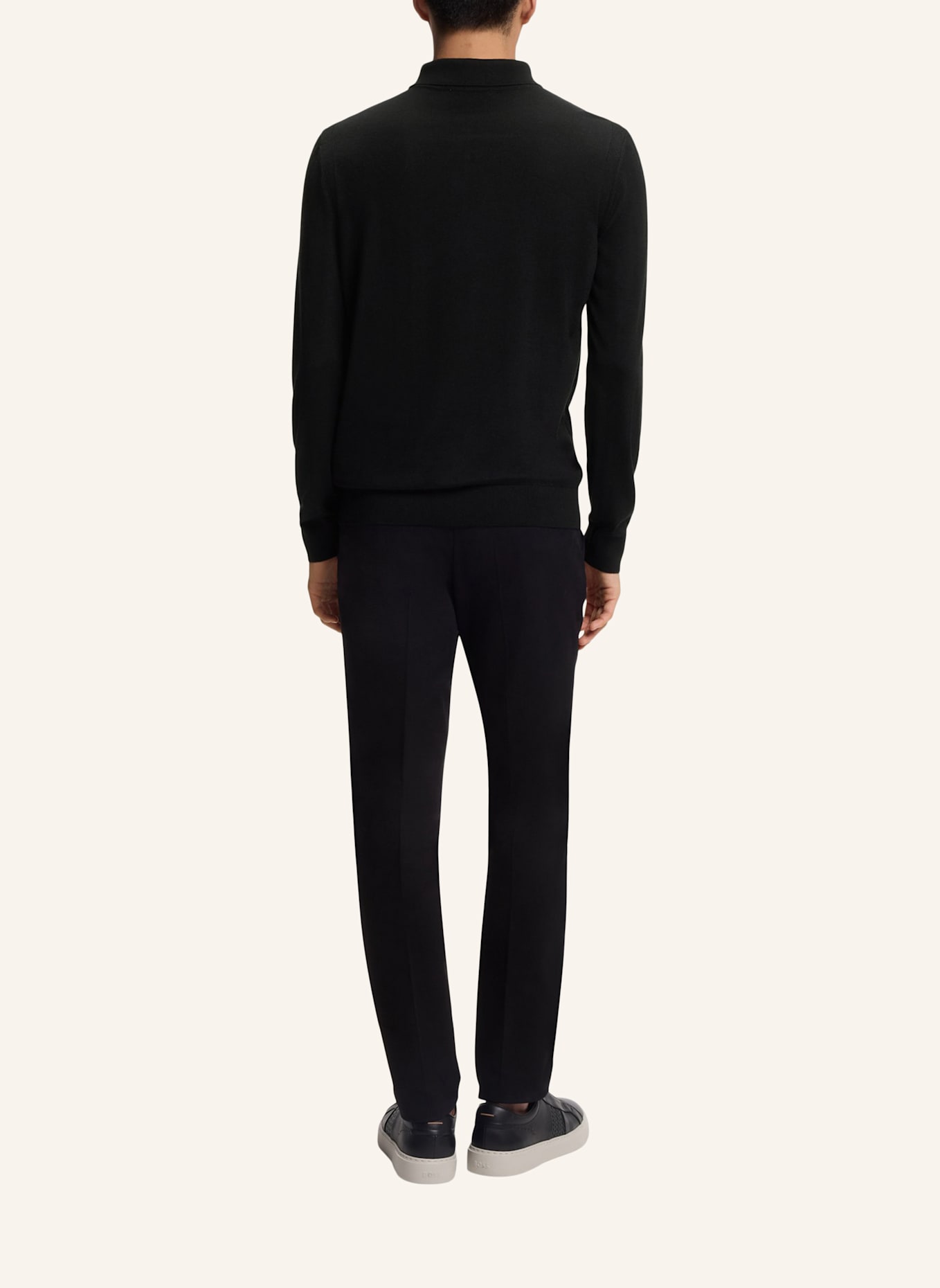 BOSS Pullover L-OVIO Regular Fit: SCHWARZ