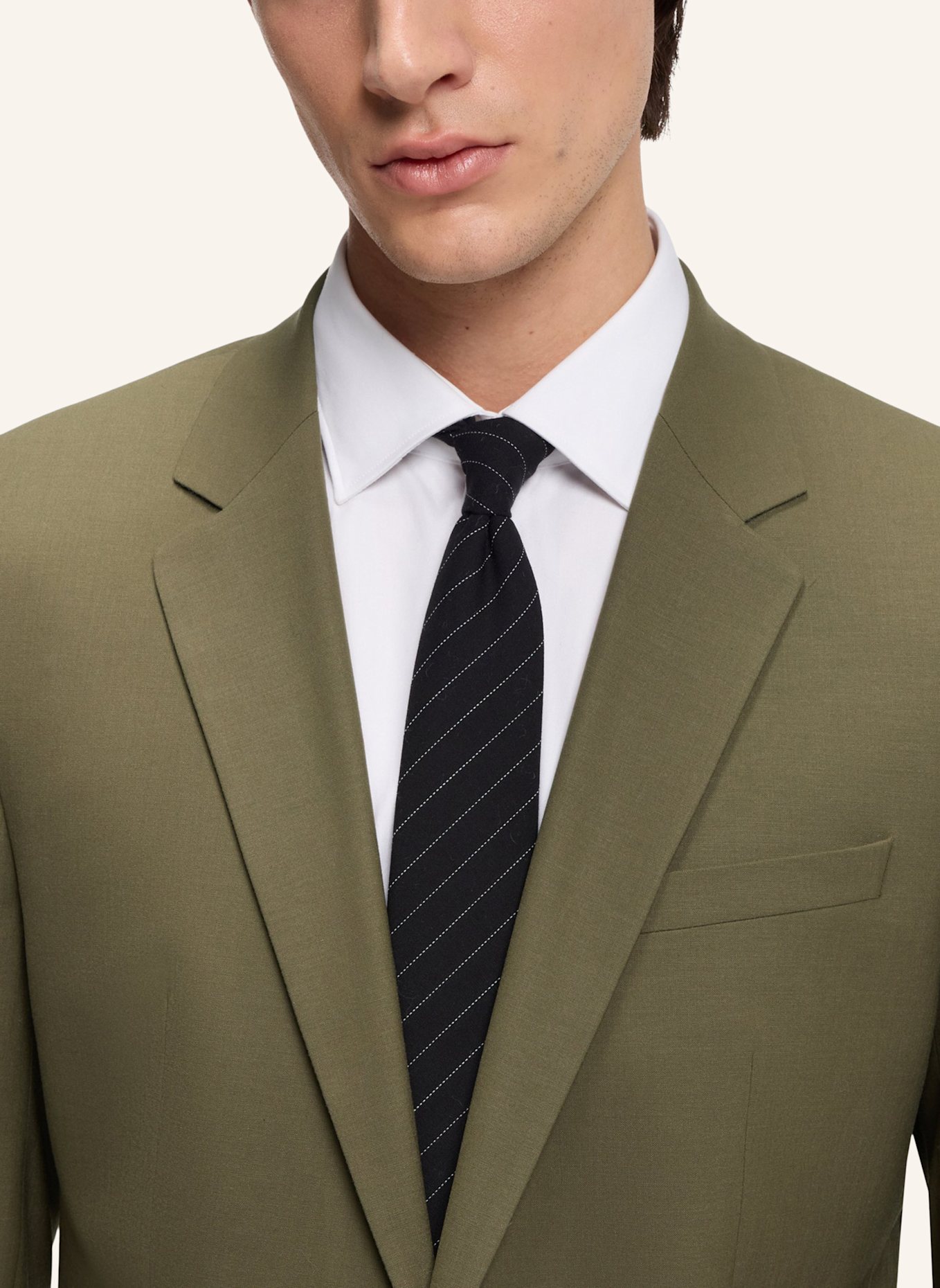 HUGO Business Anzug HENRY/GETLIN232X Slim Fit: OLIV