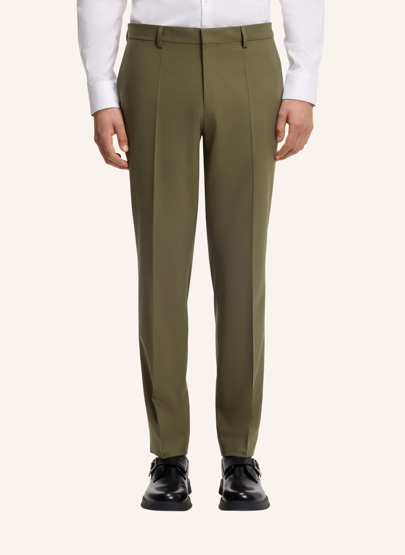 HUGO Business Anzug HENRY/GETLIN232X Slim Fit: OLIV