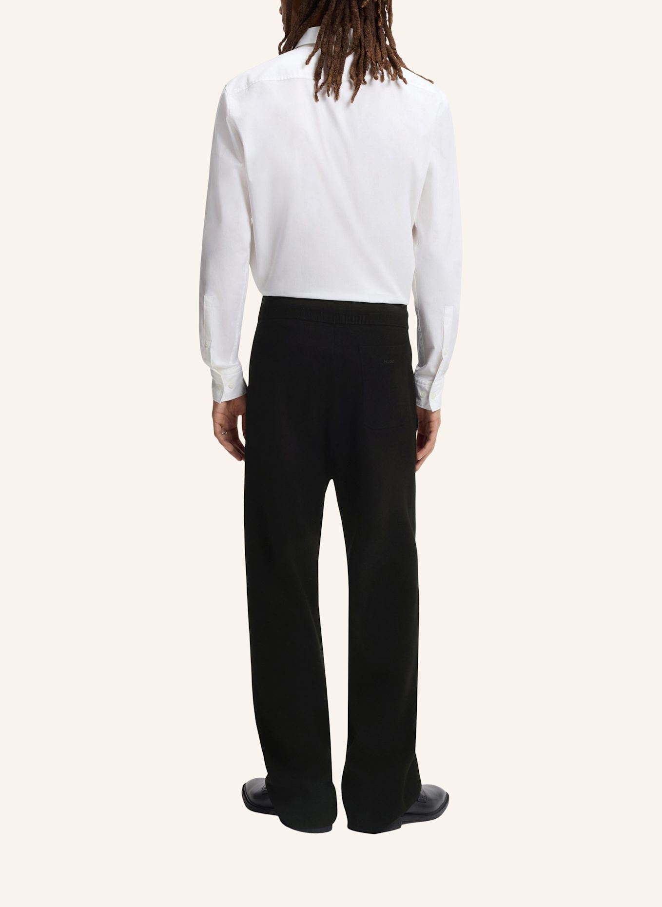 HUGO SITRO Relaxed Fit: SCHWARZ