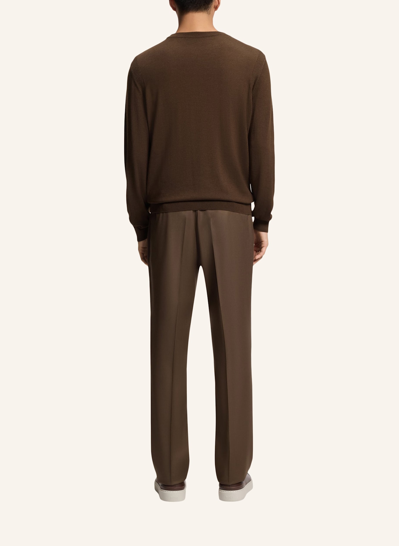 BOSS Pullover L-OVERO Regular Fit: GRÜN