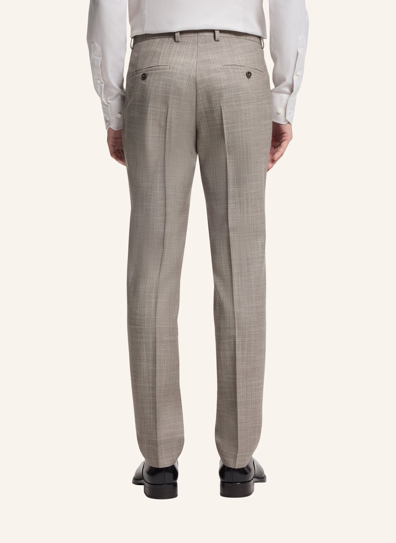 BOSS Business Anzug L-HARVERS-2PCS-241 Slim Fit: KHAKI