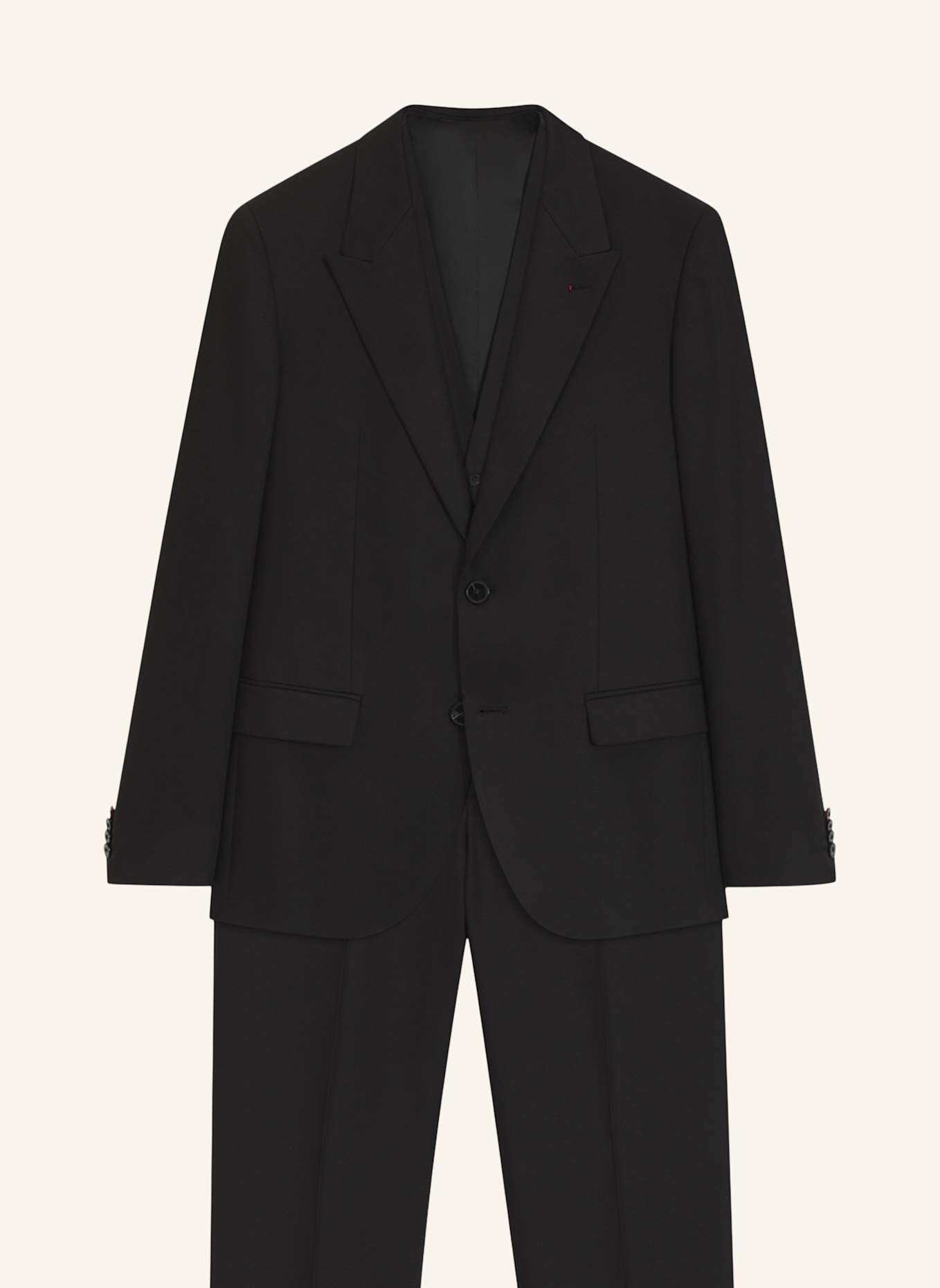 HUGO Business Anzug HENRY/GETLIN242V2X Slim Fit: SCHWARZ