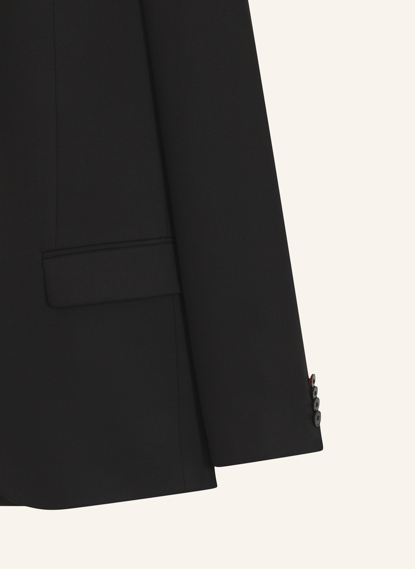 HUGO Business Anzug HENRY/GETLIN242V2X Slim Fit: SCHWARZ