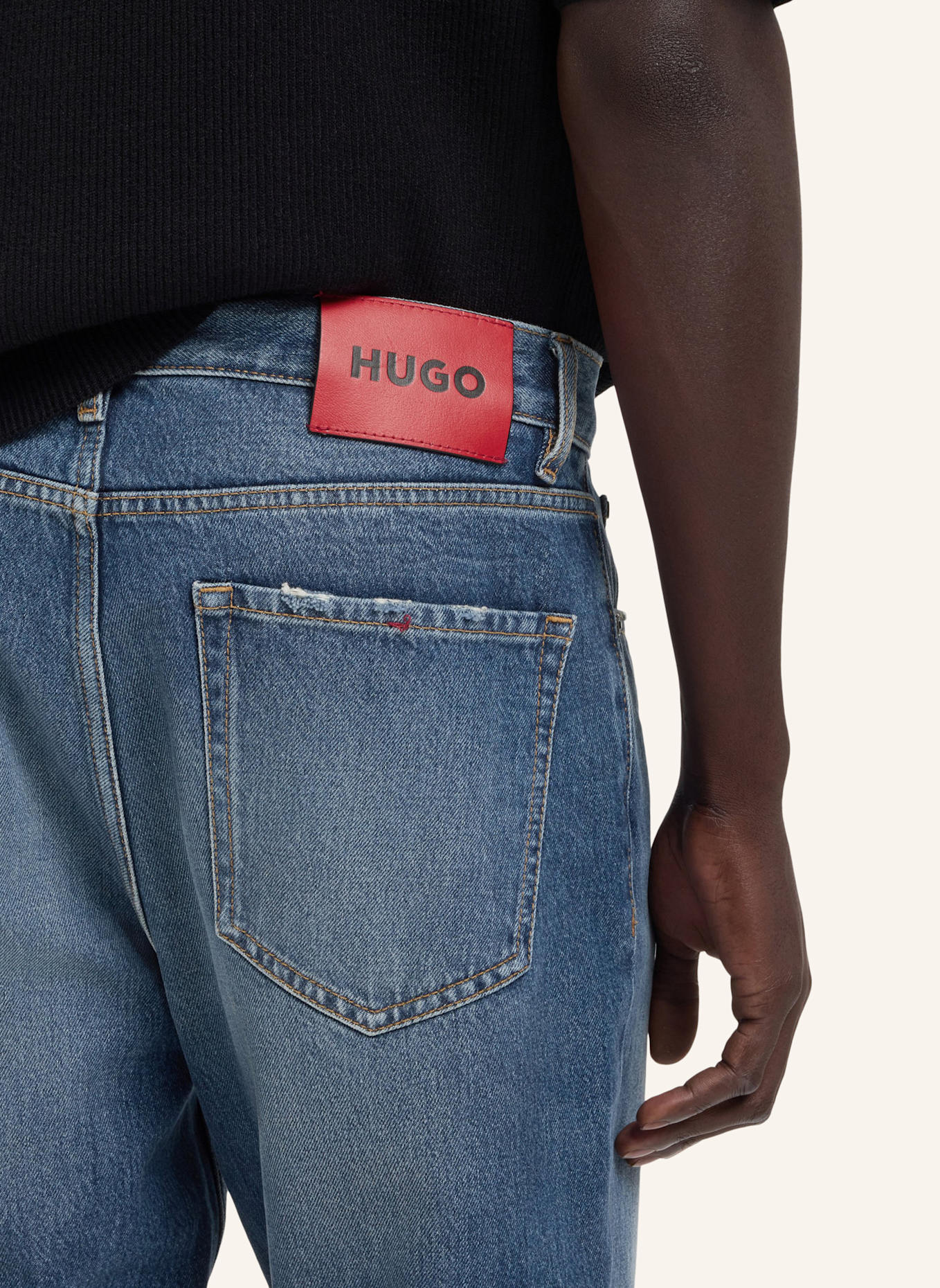 HUGO Jeans HUGO 838 Relaxed Fit: DUNKELBLAU
