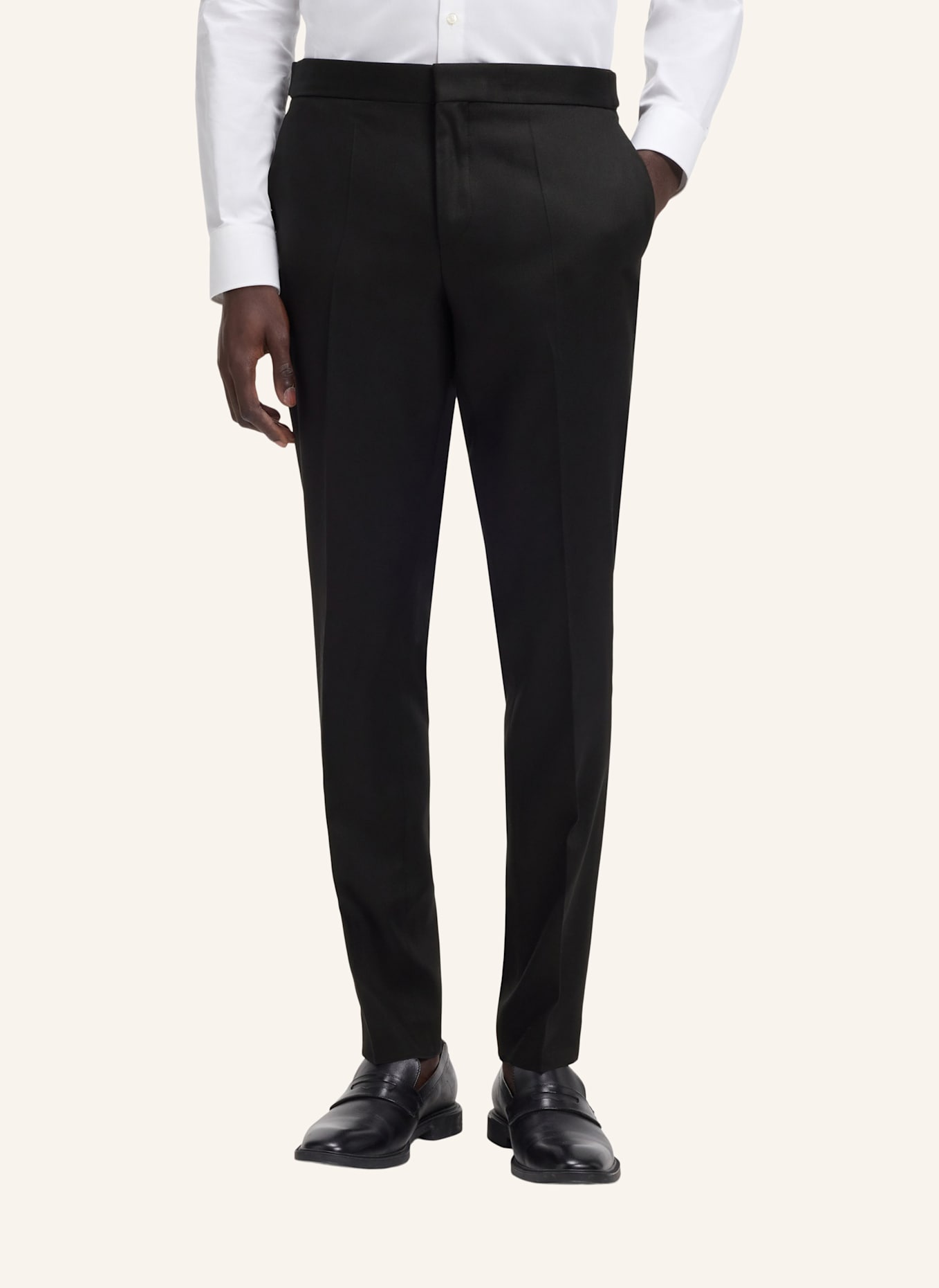 HUGO Business Anzug HENRY/GETLIN242V2X Slim Fit: SCHWARZ