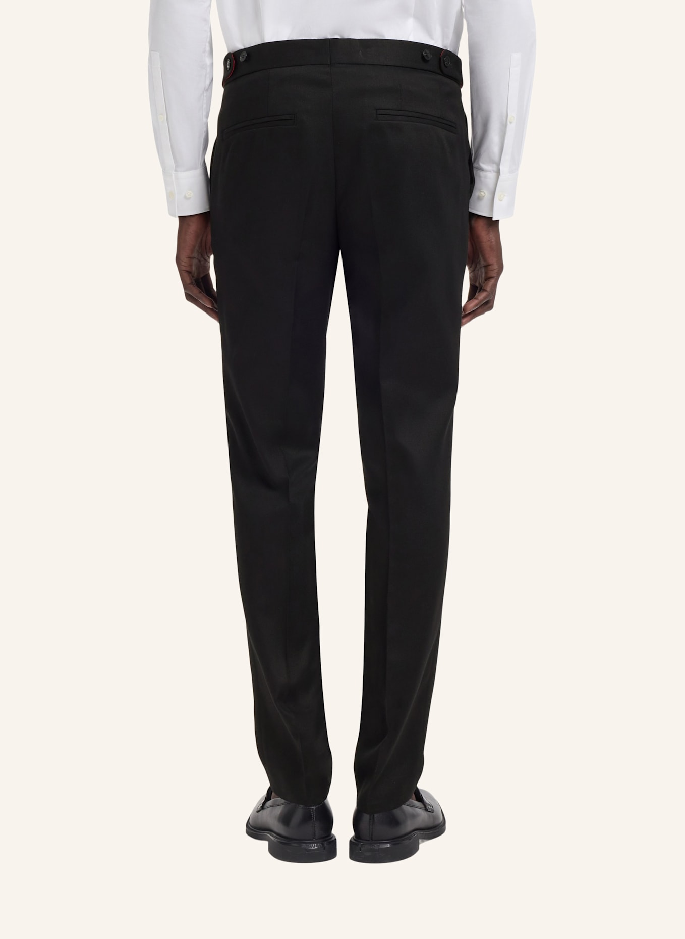 HUGO Business Anzug HENRY/GETLIN242V2X Slim Fit: SCHWARZ