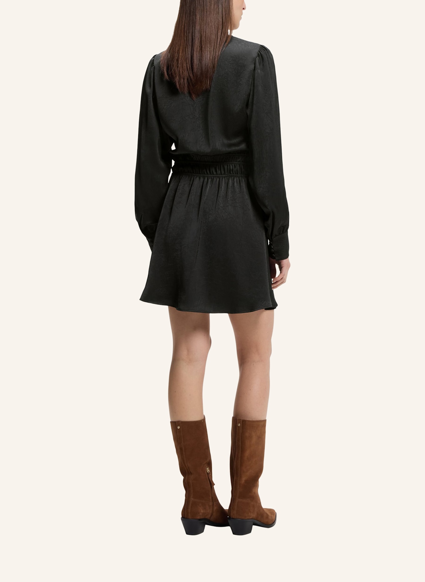 BOSS Business Kleid C_DEPLY Regular Fit: DUNKELGRAU