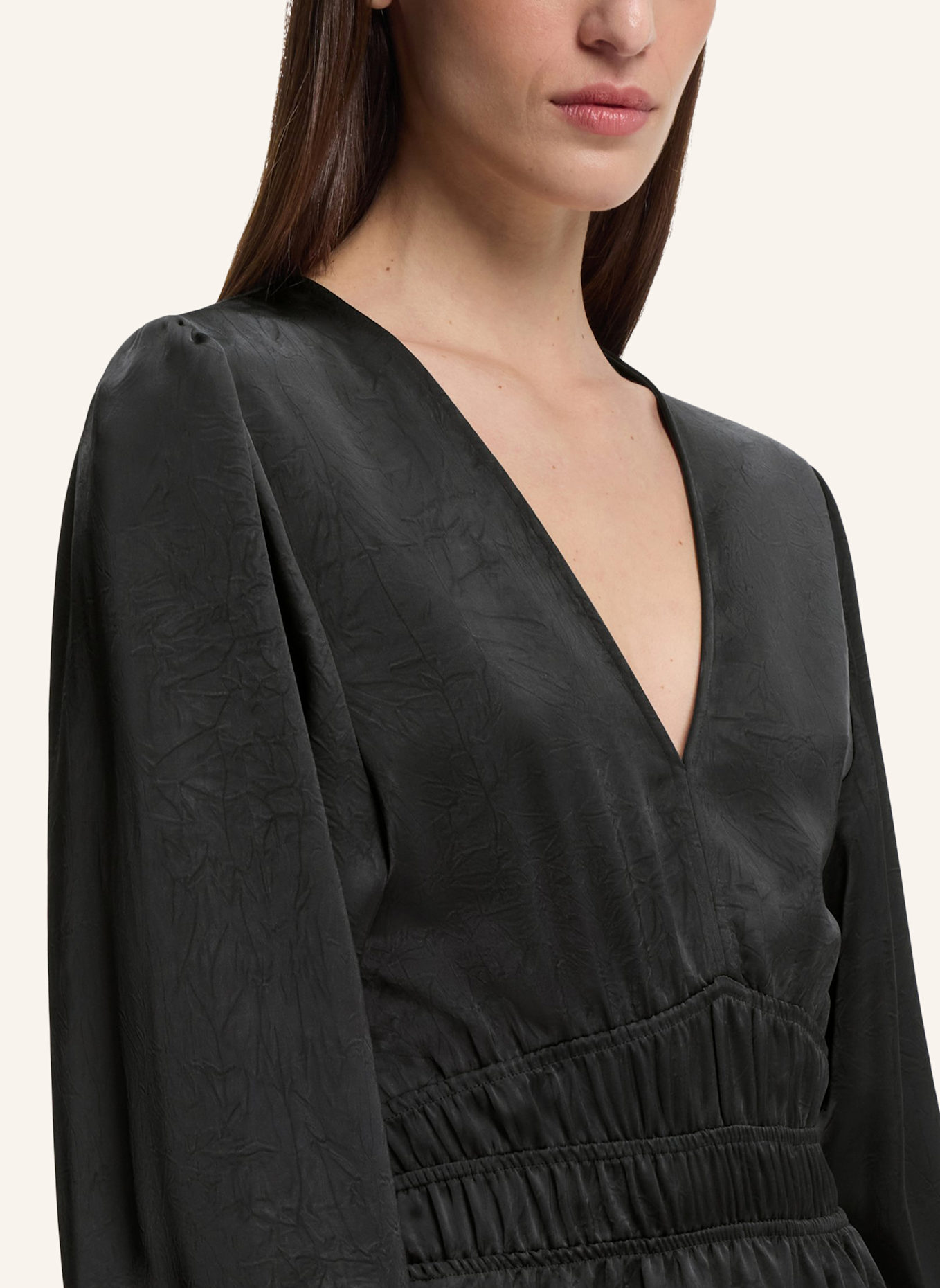 BOSS Business Kleid C_DEPLY Regular Fit: DUNKELGRAU