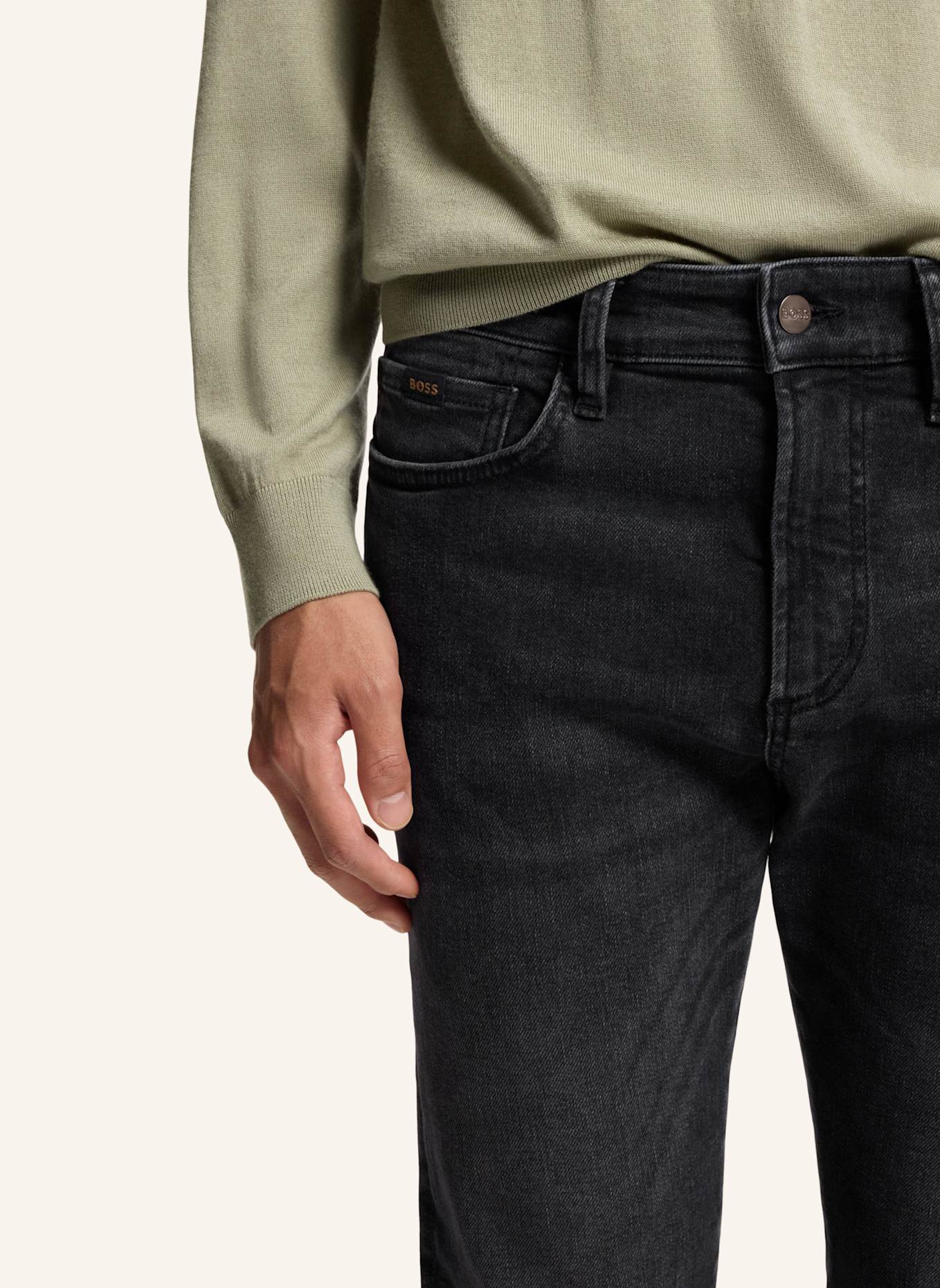 BOSS Jeans L-KAROO Slim Fit: SCHWARZ