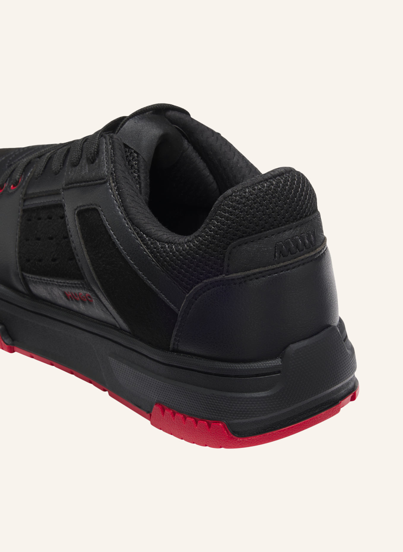 HUGO Sneaker YARROW_TENN_MXPU: SCHWARZ
