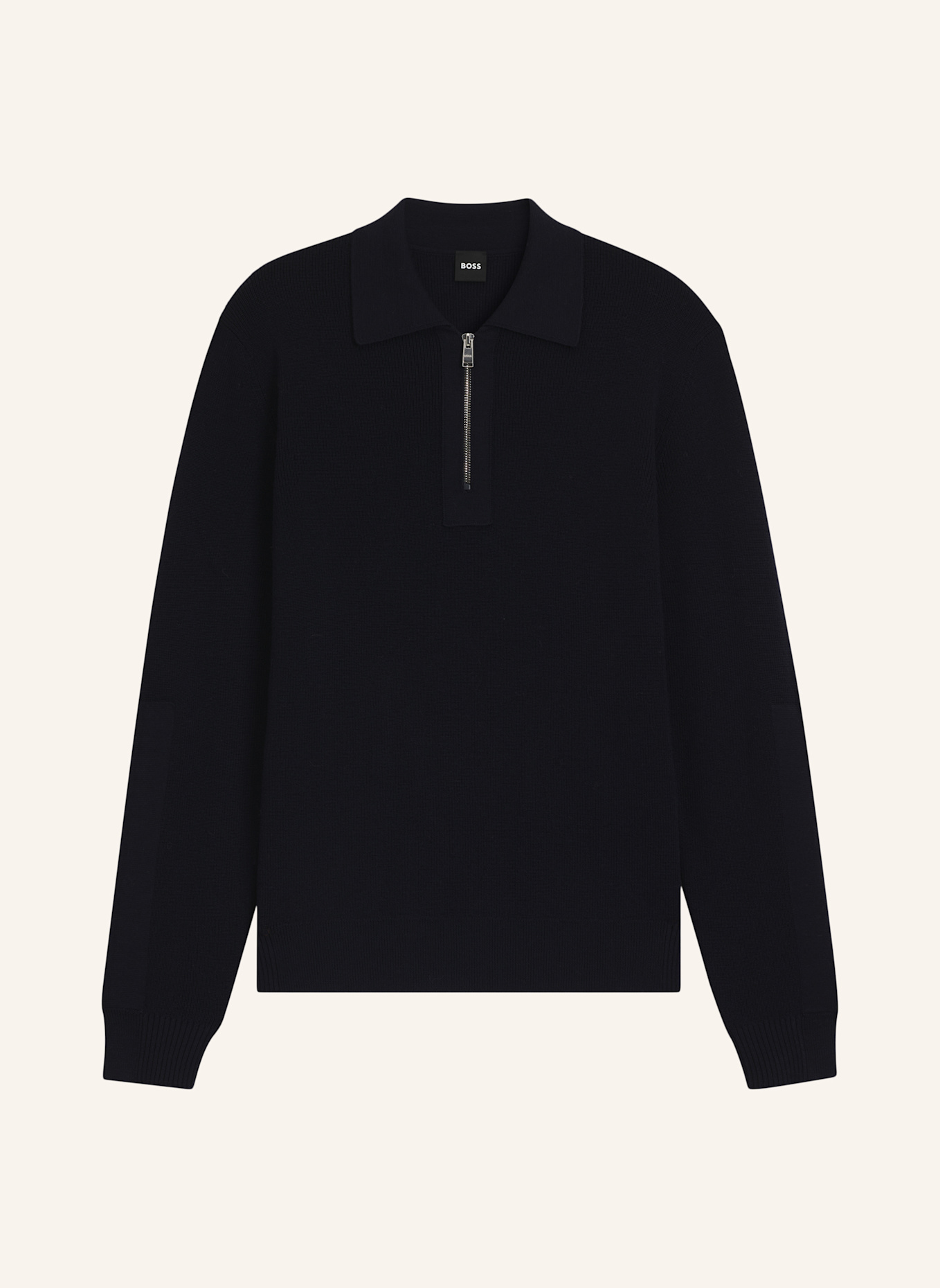 BOSS Pullover P-ULANDO Regular Fit: DUNKELBLAU