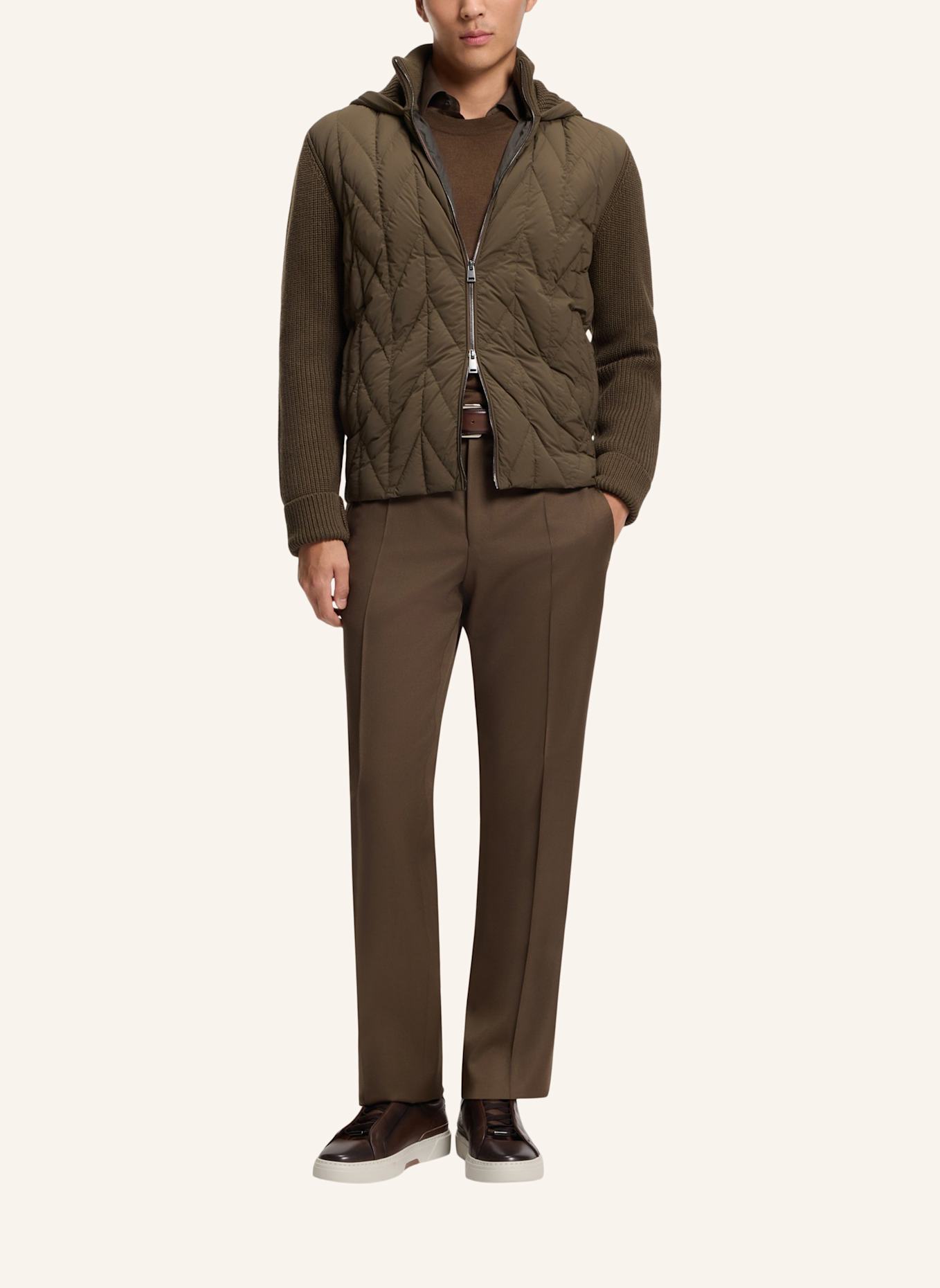 BOSS Casual Jacke L-UPTON Regular Fit: GRÜN