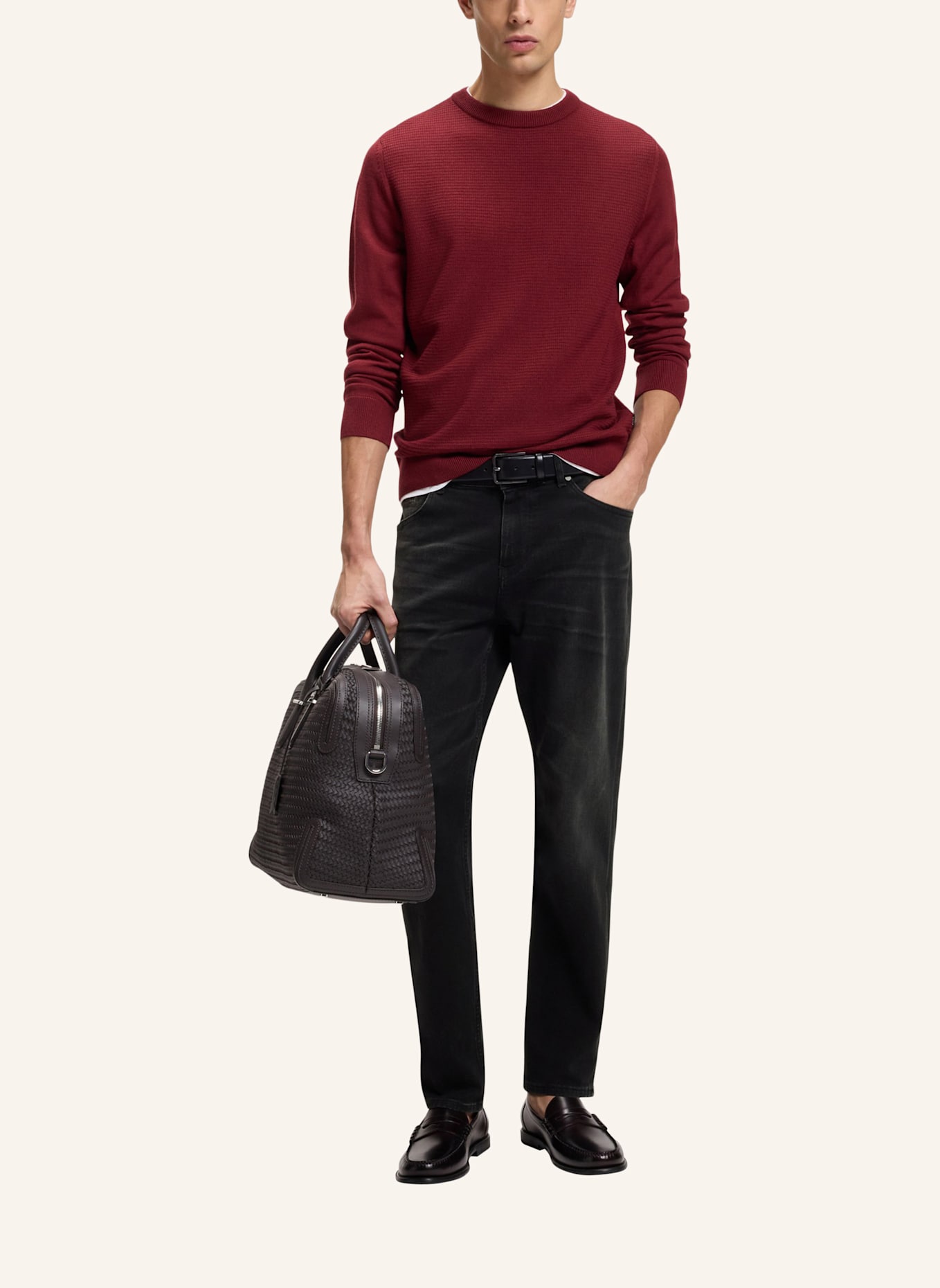 BOSS Jeans H-RE.MAINE Regular Fit: SCHWARZ