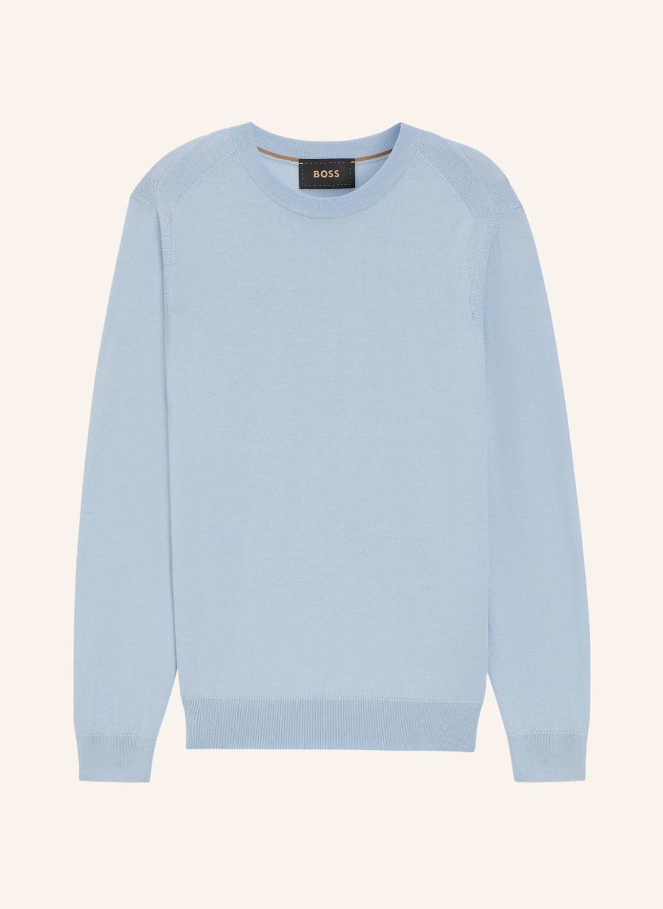 BOSS Pullover L-OVERO Regular Fit: BLAU