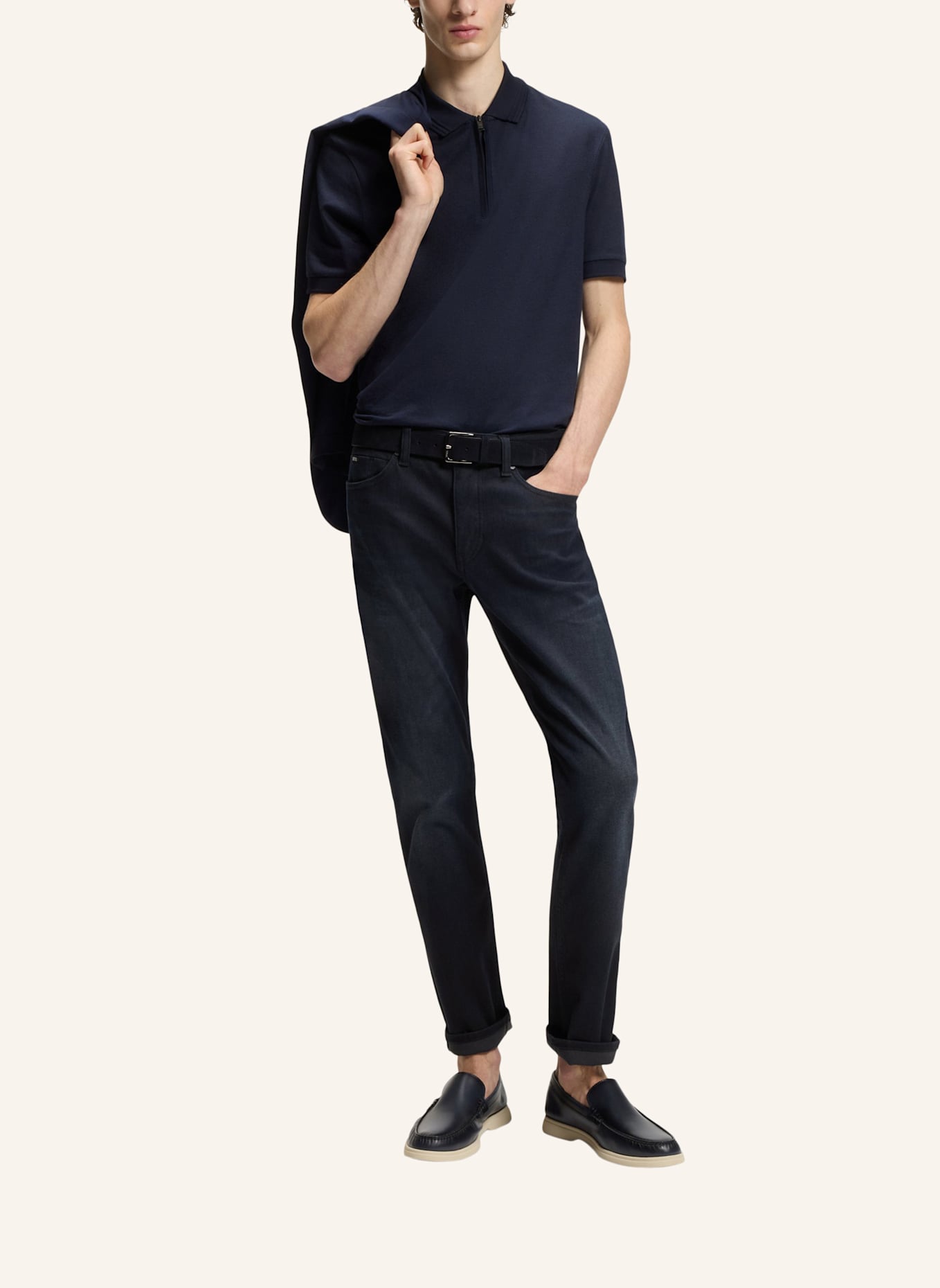 BOSS Jeans P-DELAWARE Slim Fit: DUNKELBLAU