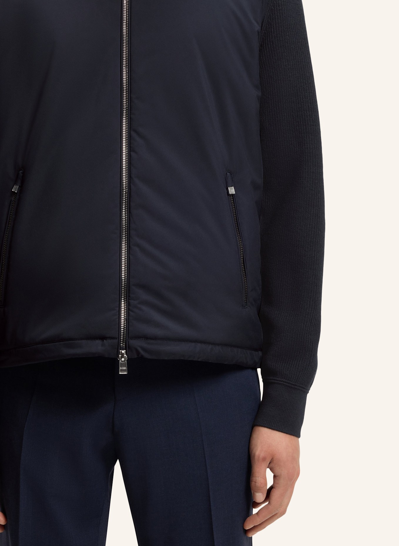 BOSS Casual Jacke P-ULMO Regular Fit: DUNKELBLAU