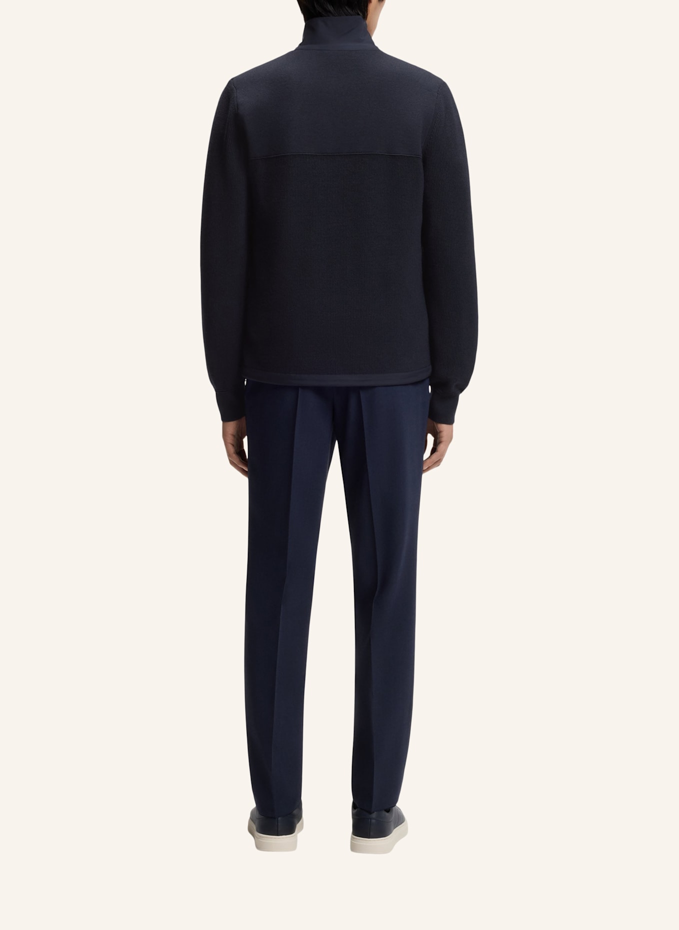 BOSS Casual Jacke P-ULMO Regular Fit: DUNKELBLAU