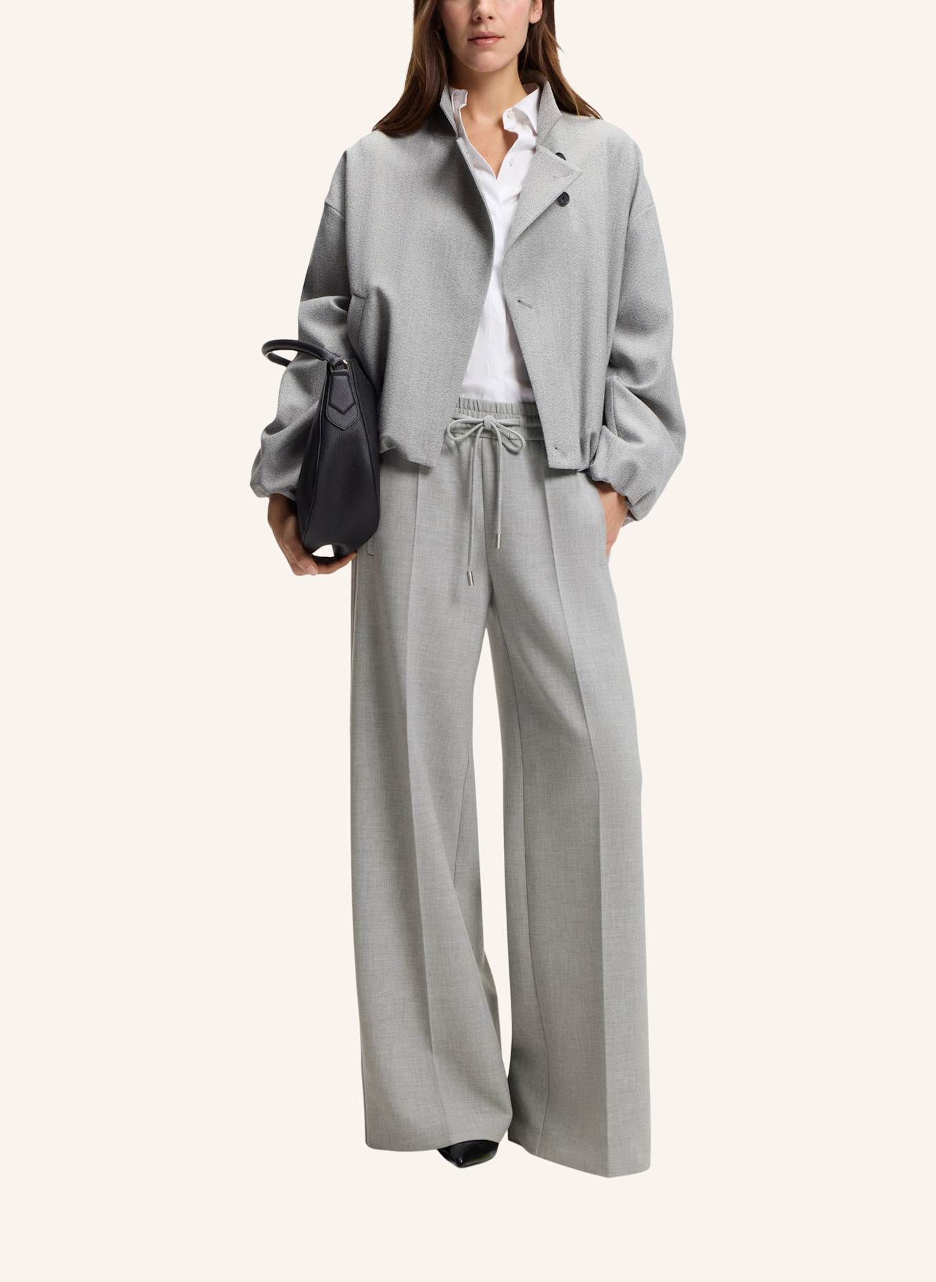 BOSS Business Hose TAMAYA Oversize Fit: WEISS