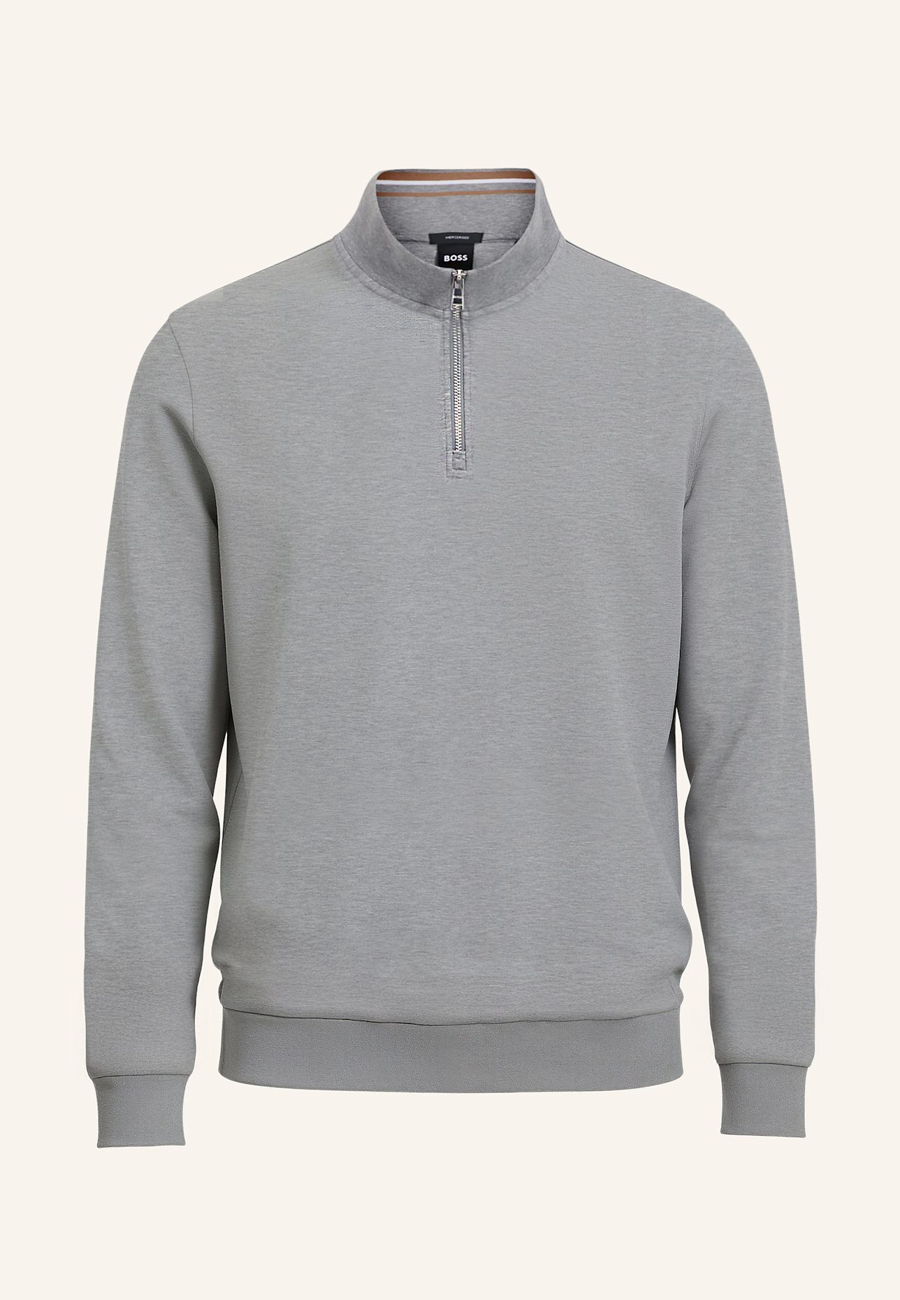 BOSS Sweatshirt H-STIMMANN 109 Regular Fit: SILBER