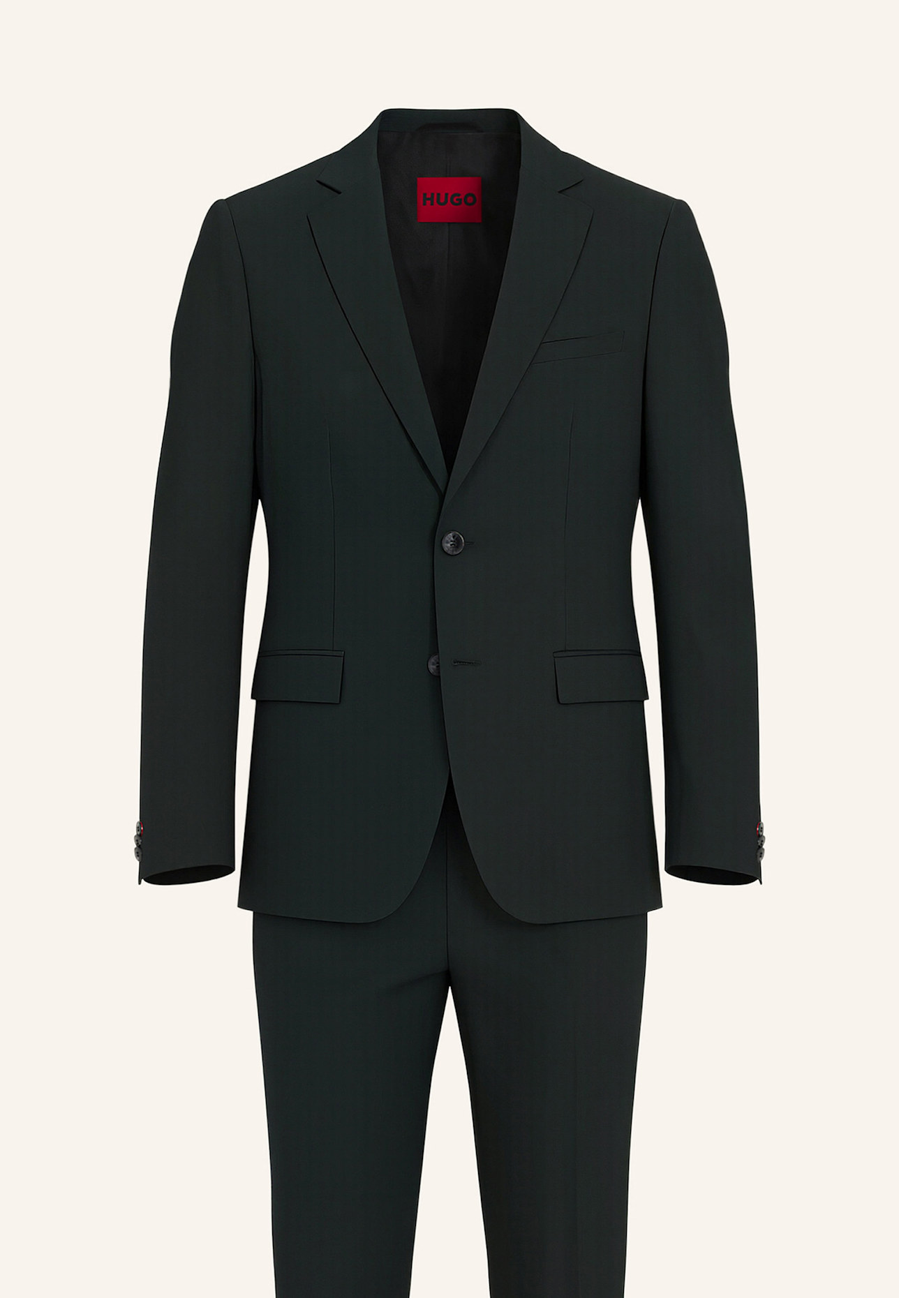 HUGO Business Anzug ARTI-HESTEN253X Extra-Slim Fit: HELLGRÜN