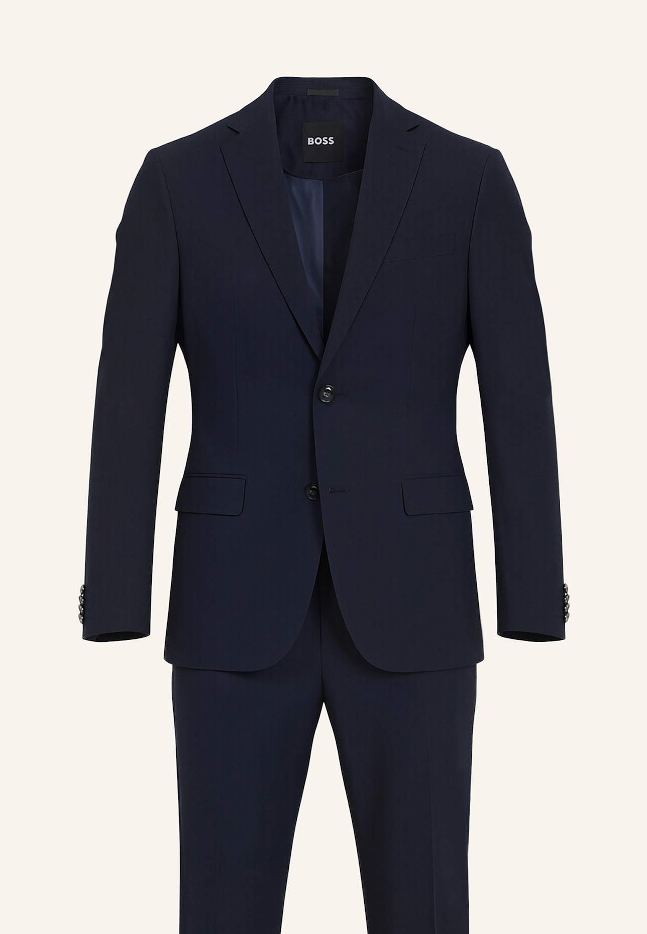 BOSS Business Anzug H-HOUSTON-2PCS-252 Slim Fit: DUNKELBLAU