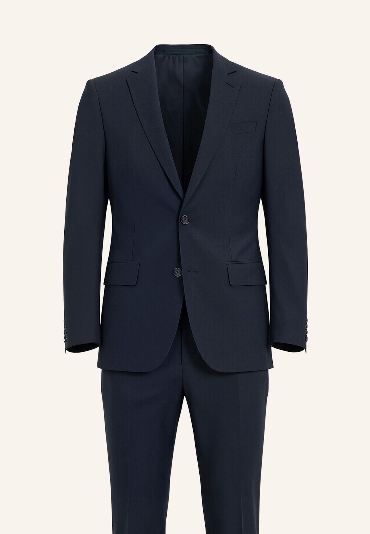 BOSS Anzug Slim Fit: DUNKELBLAU
