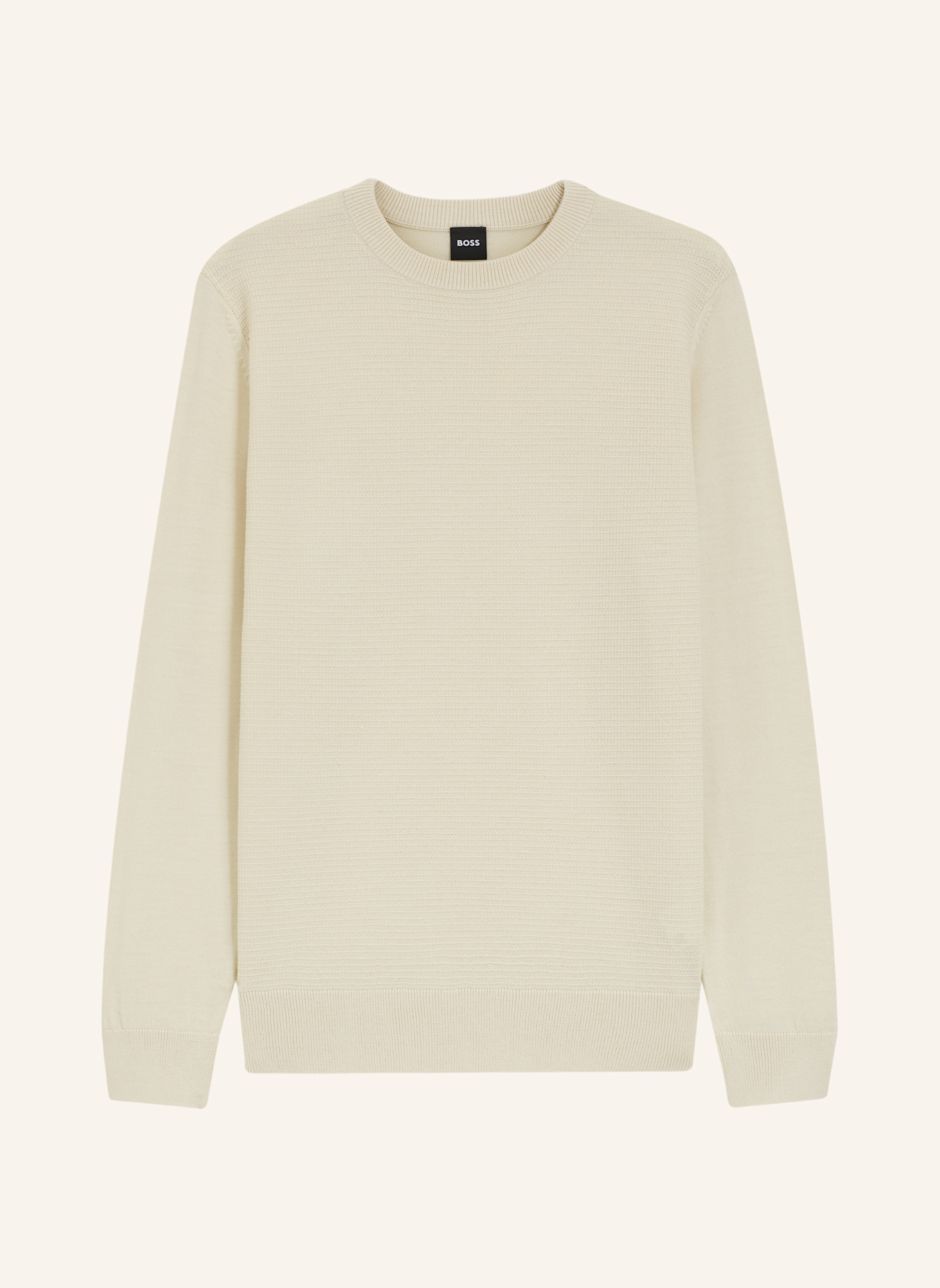 BOSS Pullover H-HINCLUSO_IN Regular Fit: WEISS