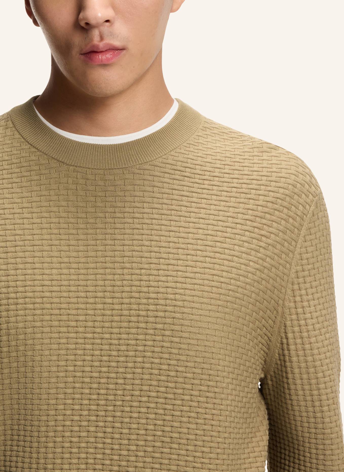 BOSS Pullover IMBERTO: KHAKI