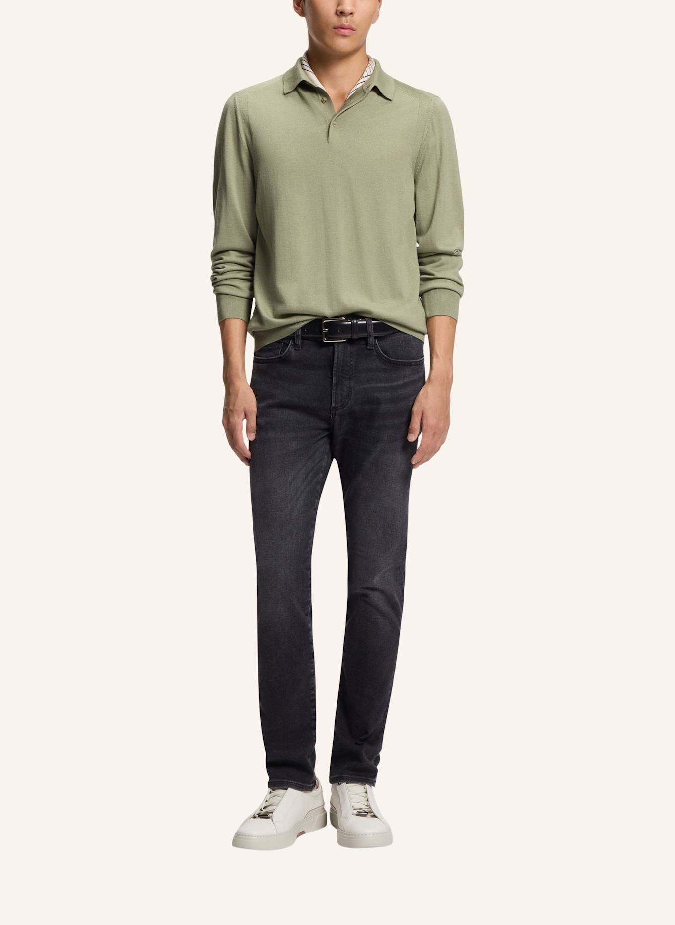 BOSS Pullover L-OVIO Regular Fit: GRÜN