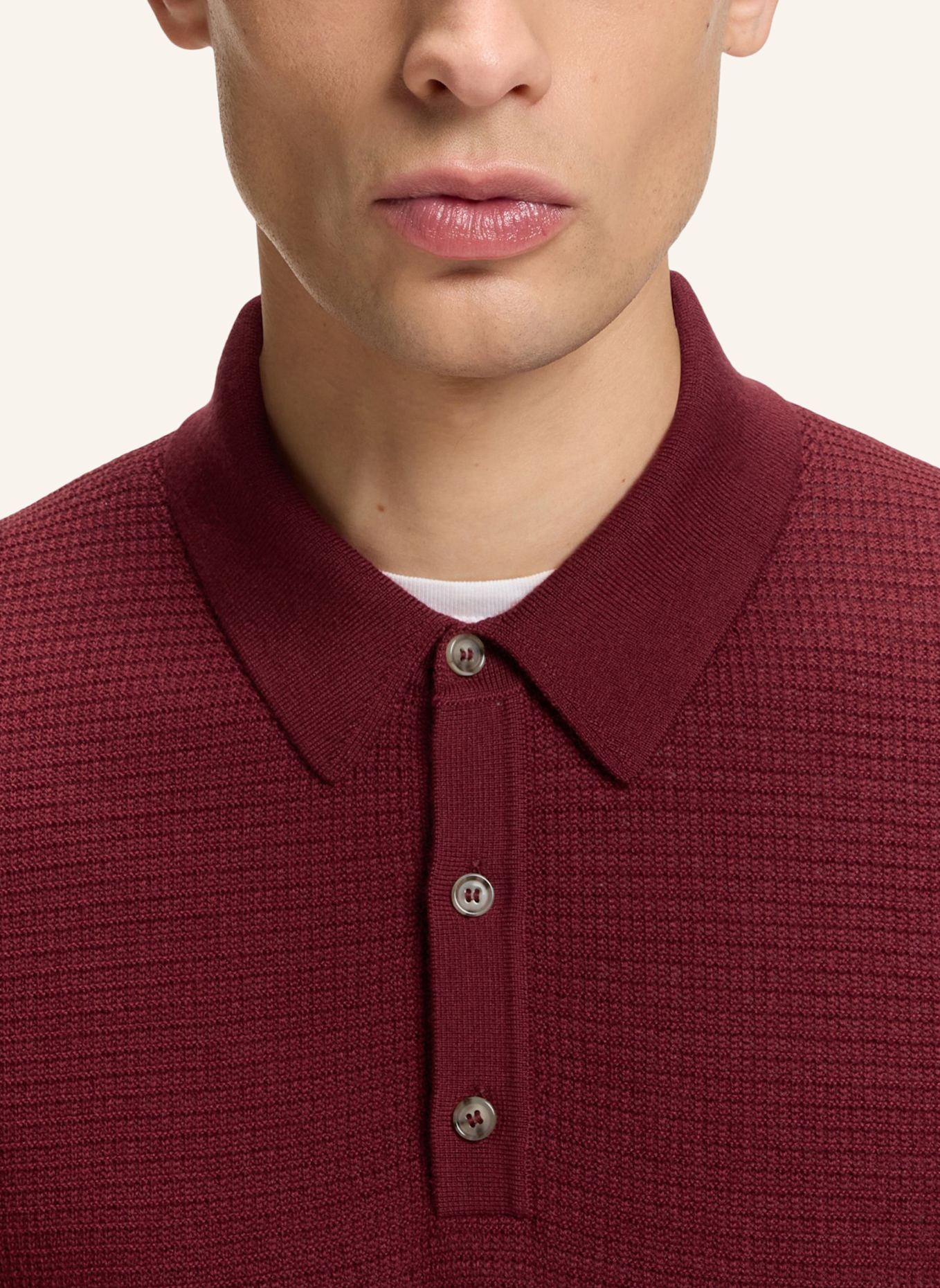 BOSS Pullover H-HINCOGNITO_IN Regular Fit: DUNKELROT