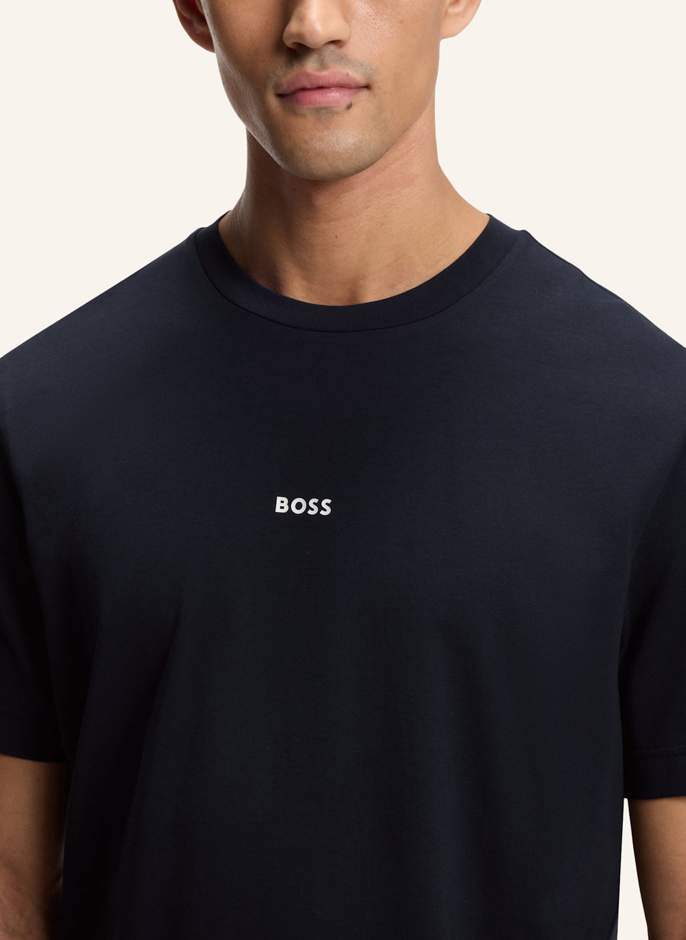 BOSS T-Shirt TCHUP: DUNKELBLAU