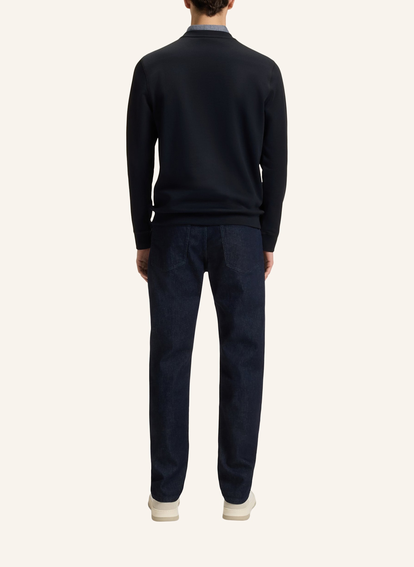 BOSS Sweatshirt WESTART: DUNKELBLAU