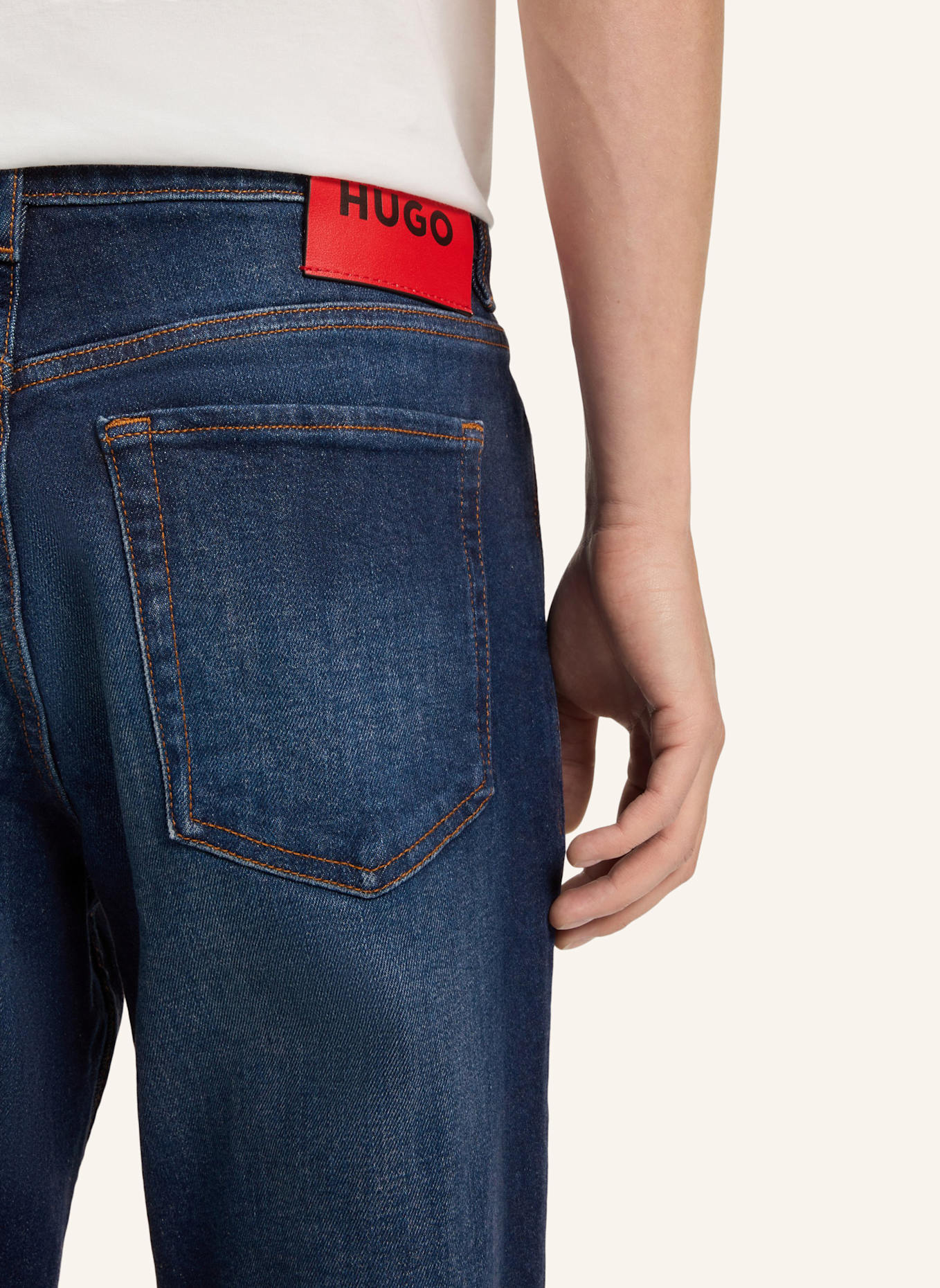 HUGO Jeans HUGO 634 Tapered Fit: DUNKELBLAU