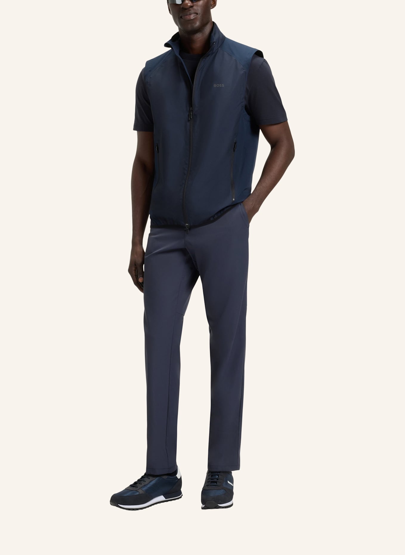 BOSS Sneaker PARKOUR-L_RUNN_NY_N: DUNKELBLAU