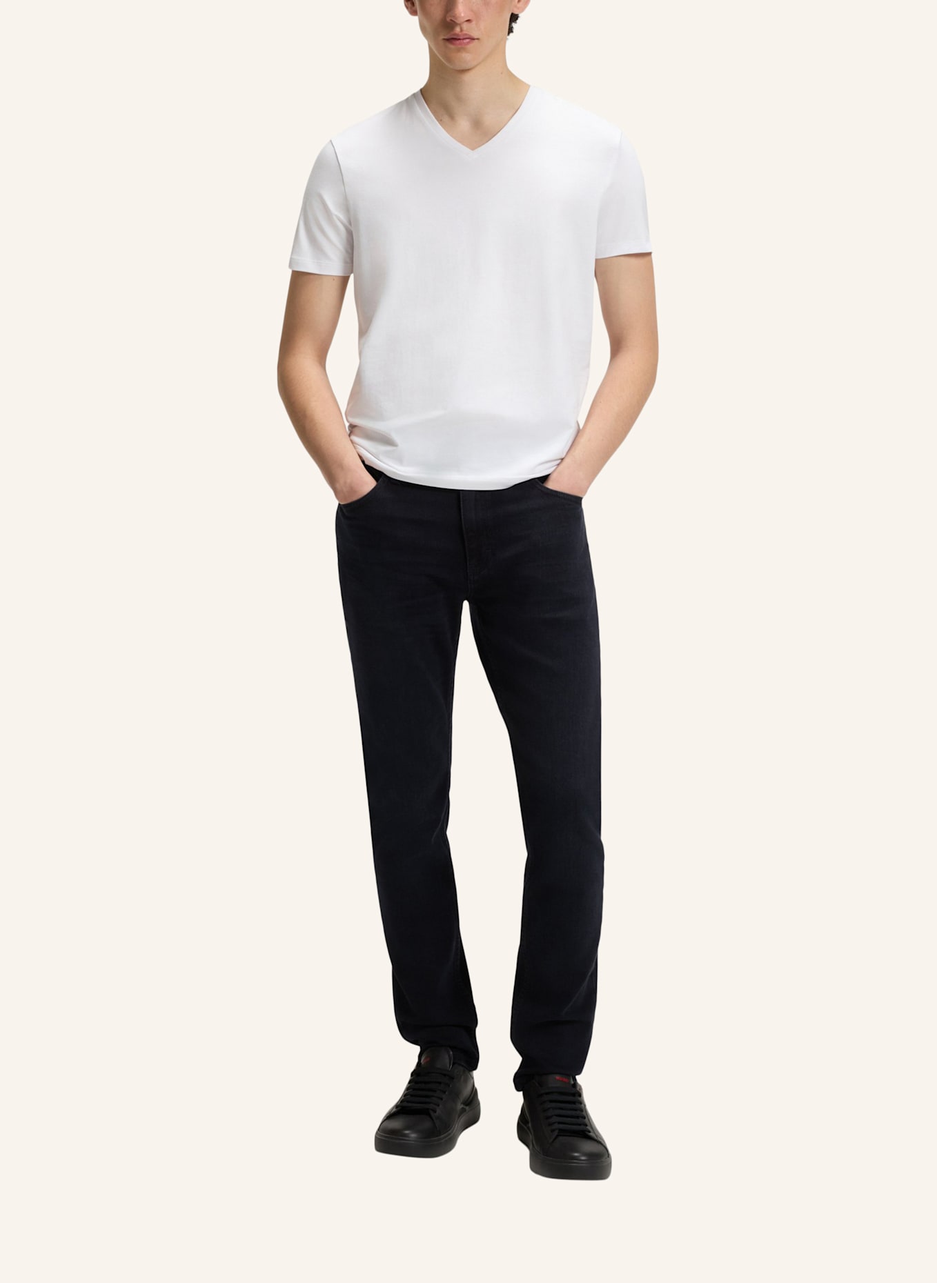 HUGO Jeans HUGO 734 Extra-Slim Fit: DUNKELBLAU